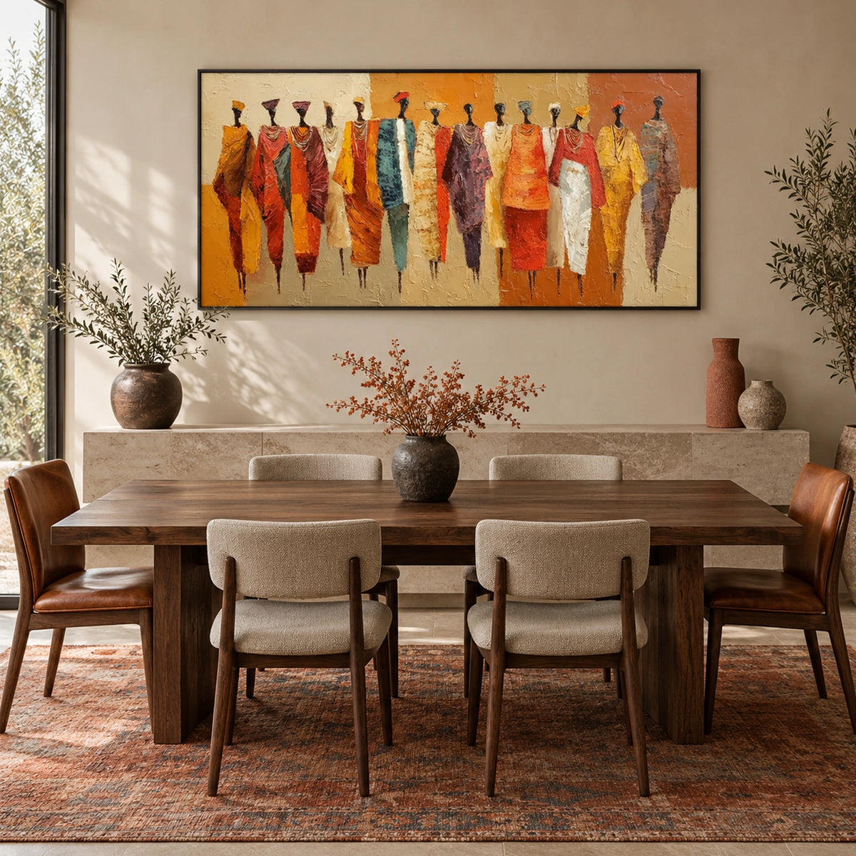 Abstract Portrait Wall Art #AP159