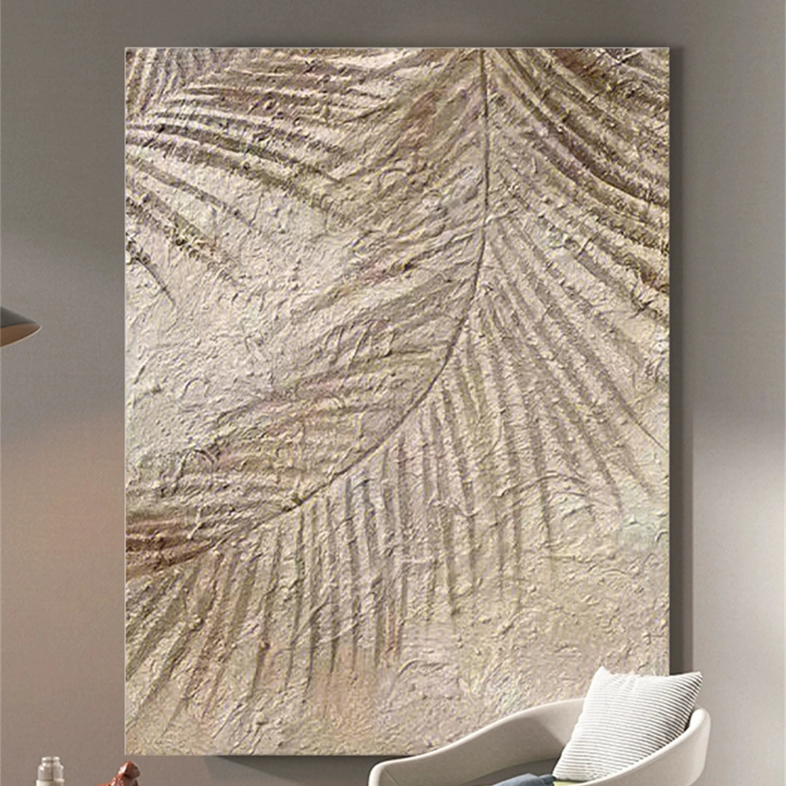 Flower & Tree Abstract Textured Wall Art #ML037