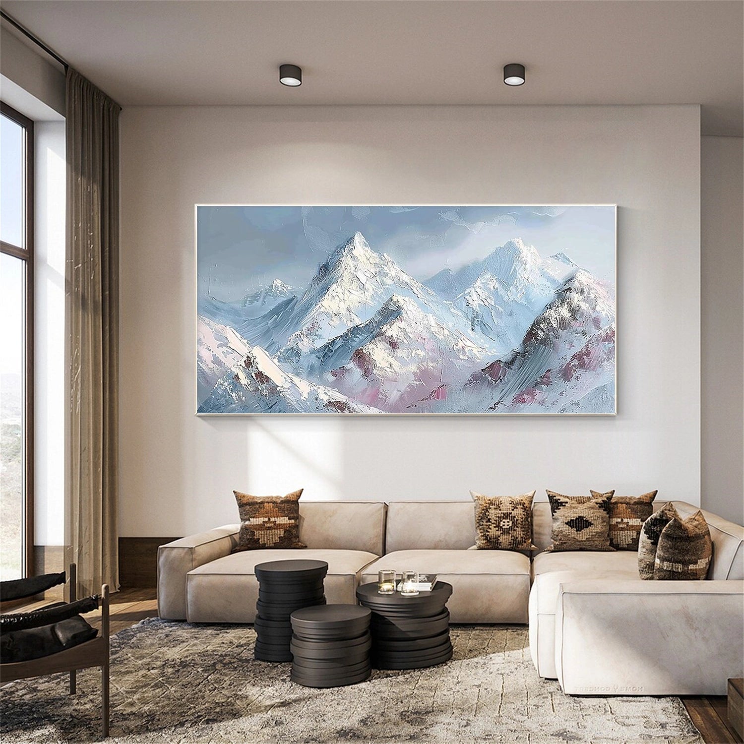 Minimalist Mountain Canvas Art #MM297