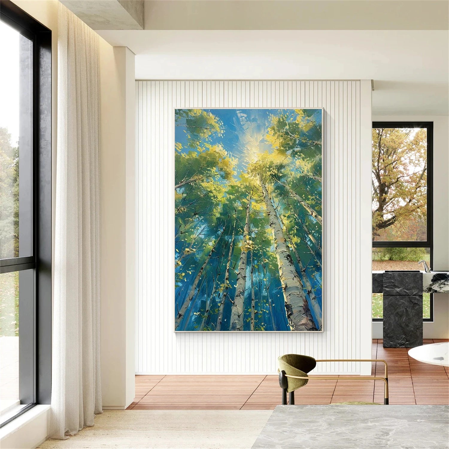 Flower & Tree Abstract Wall Art #ML222