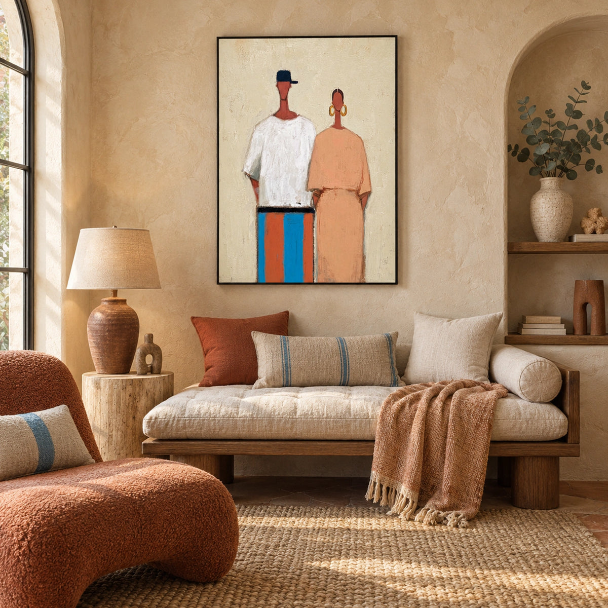 Abstract Portrait Wall Art #AP153