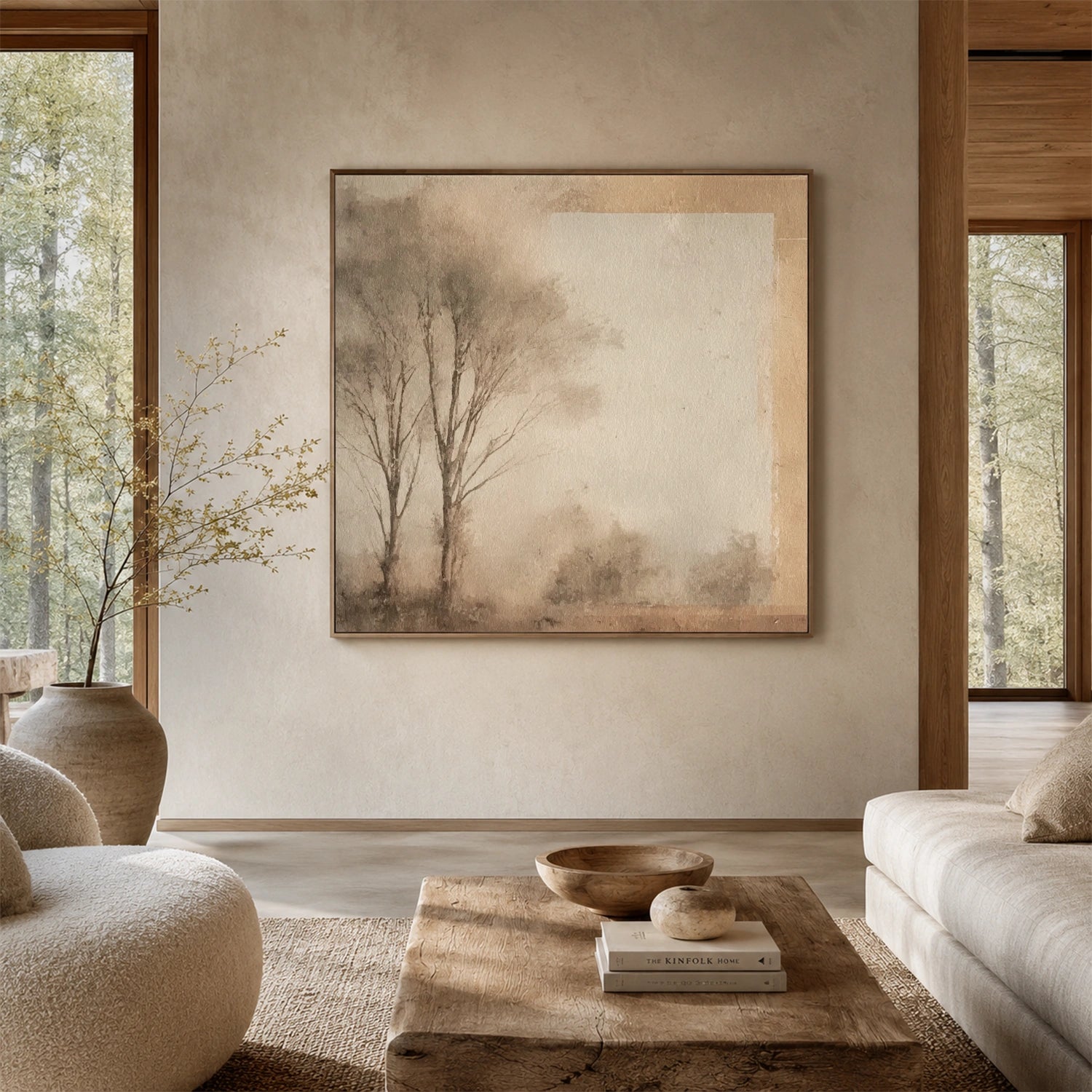 Flower & Tree Abstract Wall Art #ML262