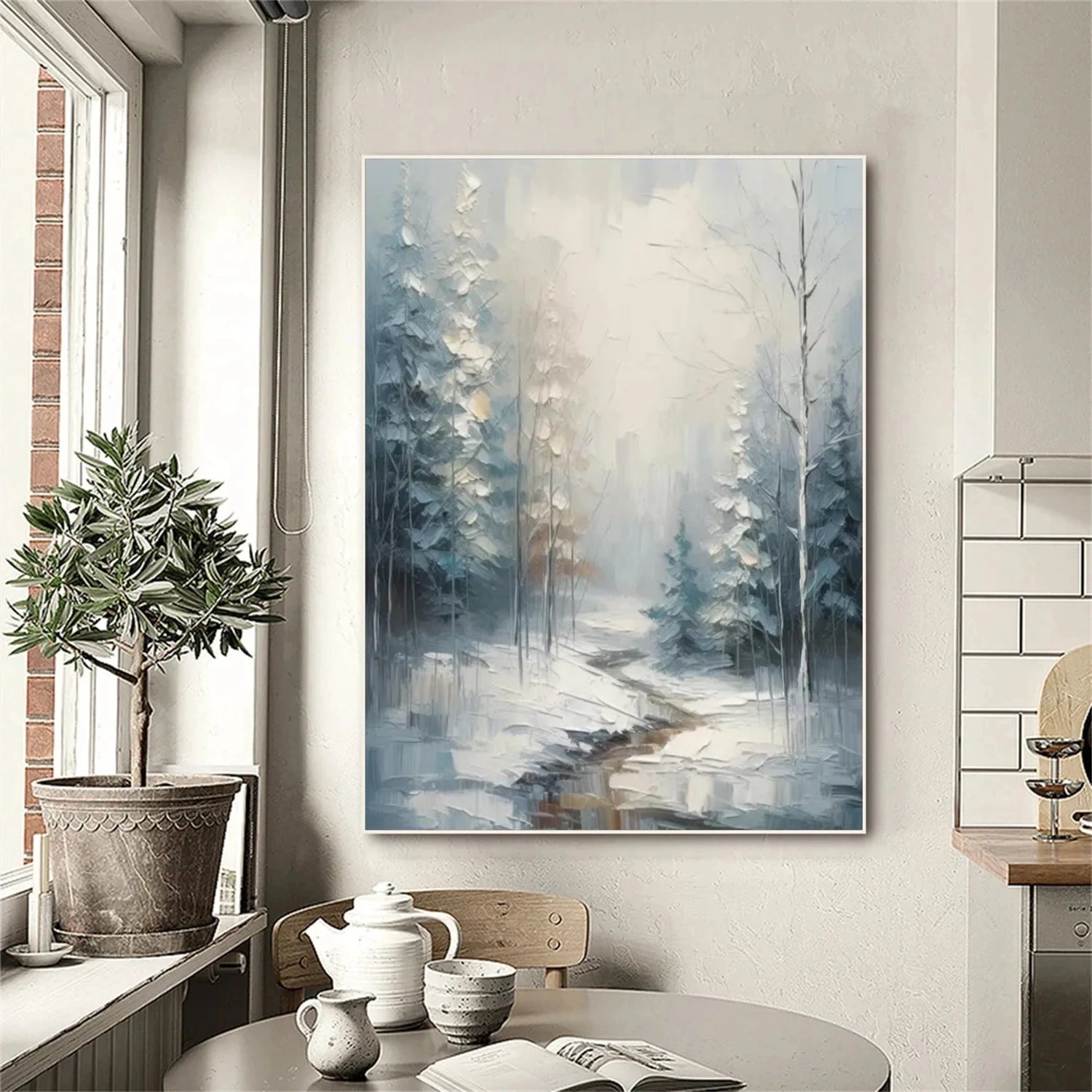 Flower & Tree Abstract Wall Art #ML160