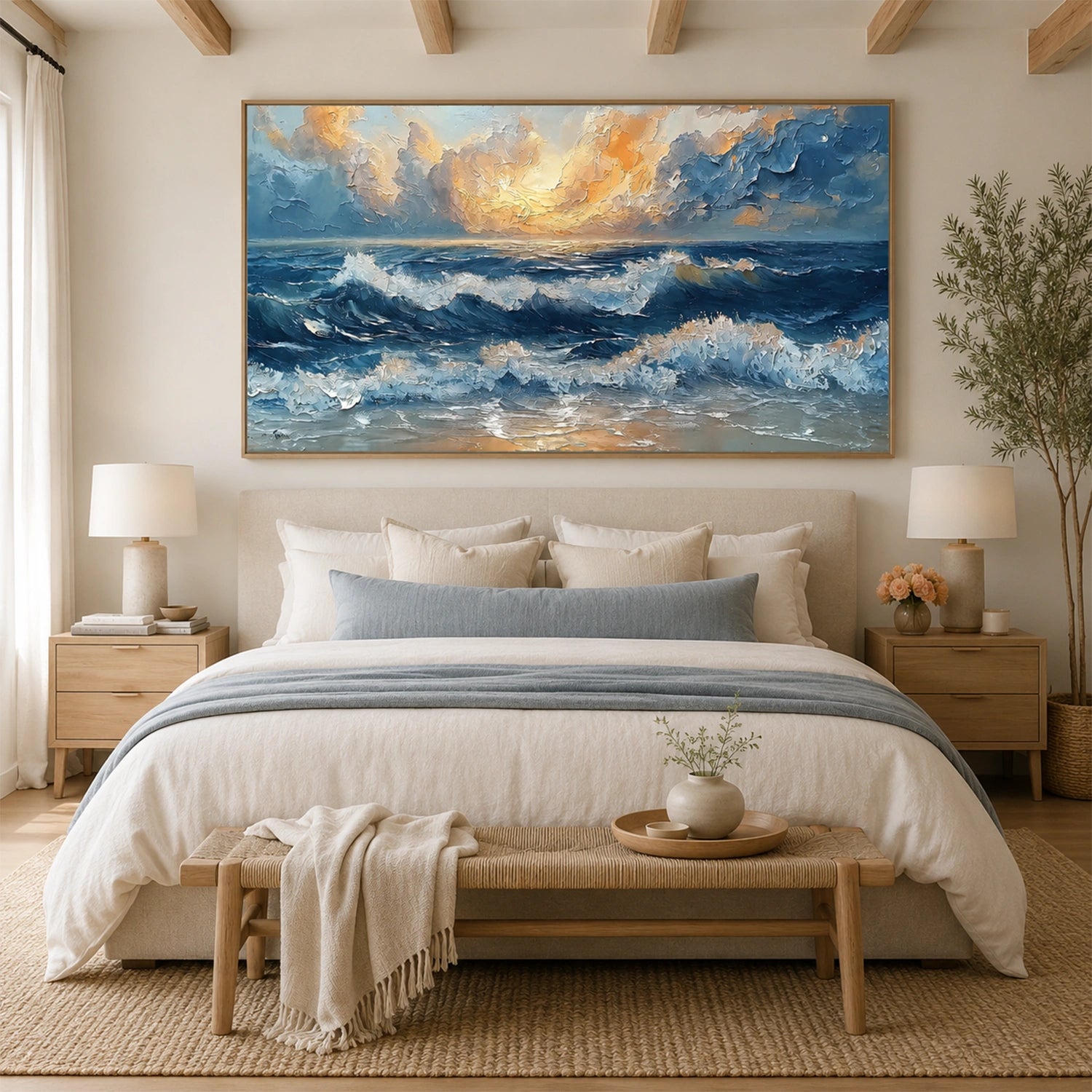 Sea & Sky Abstract Wall Art #MS353