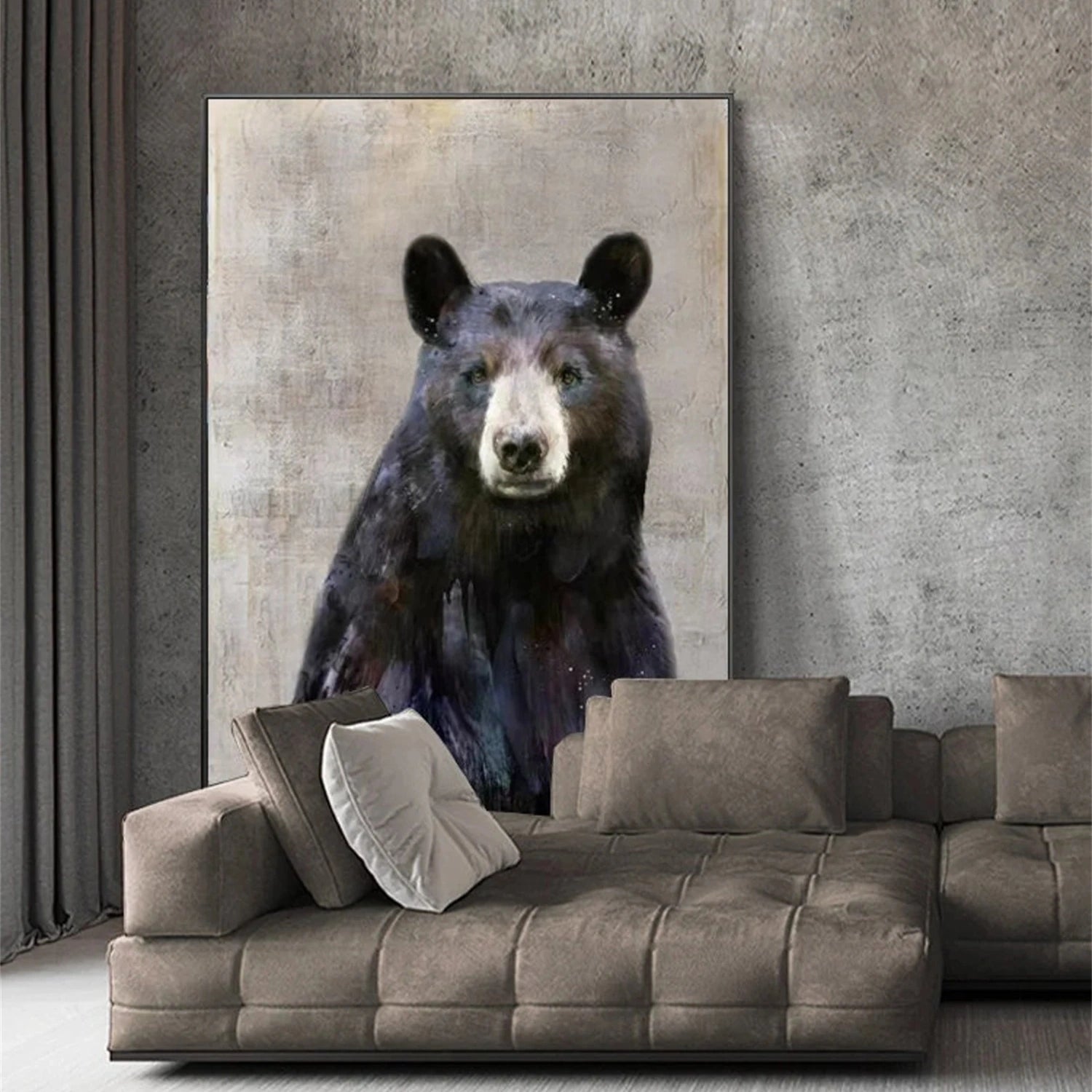 Colorful Abstract Animal Wall Art #AL072