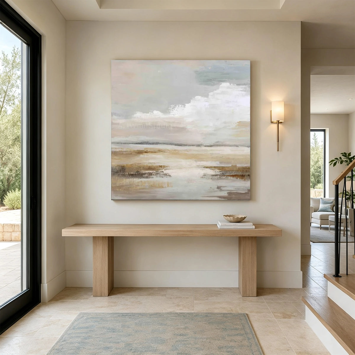 Sea & Sky Abstract Wall Art #MS380