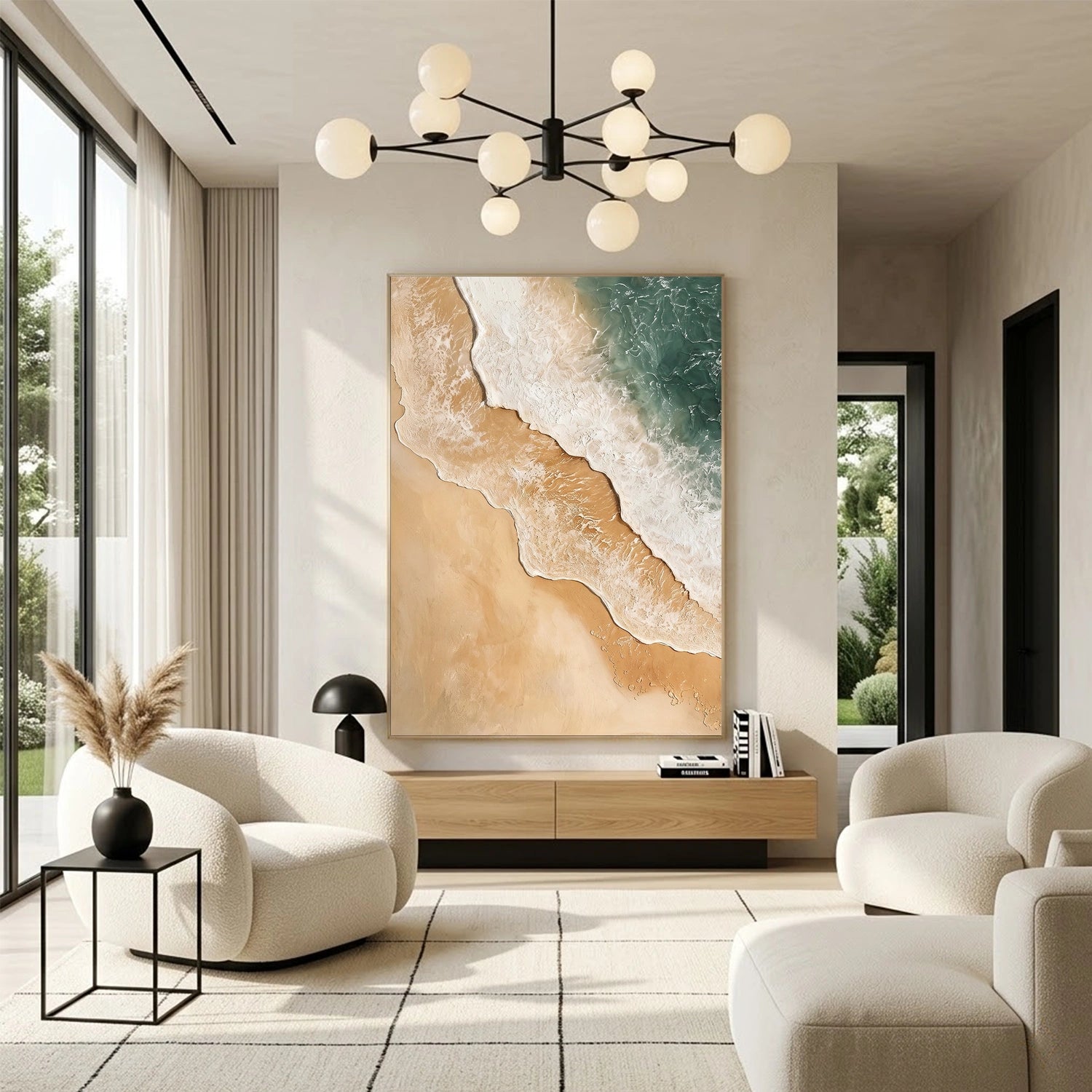 Sea & Sky Abstract Wall Art #MS303