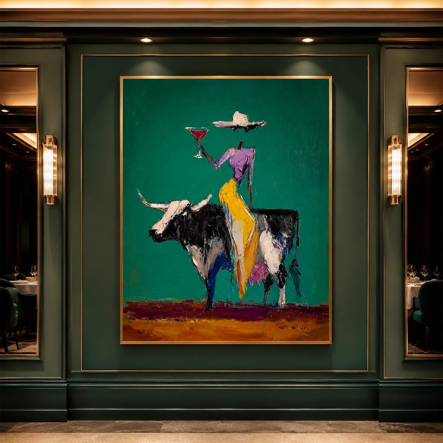 Western Cowboy Art #VA155
