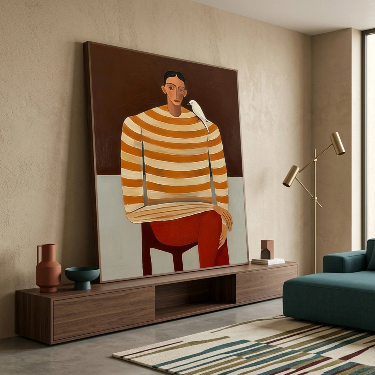 Abstract Portrait Wall Art #AP133
