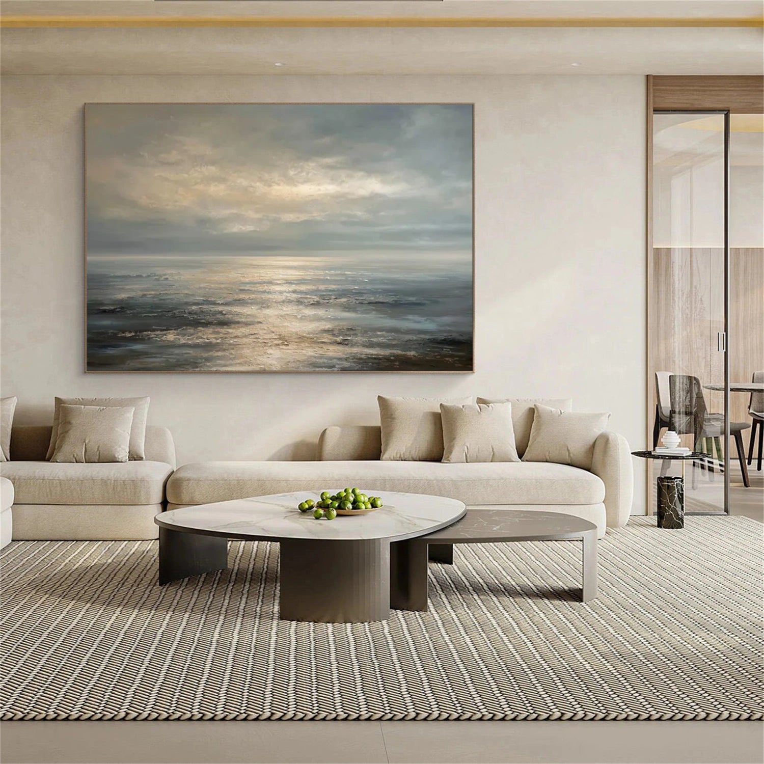 Sea & Sky Abstract Wall Art #MS190