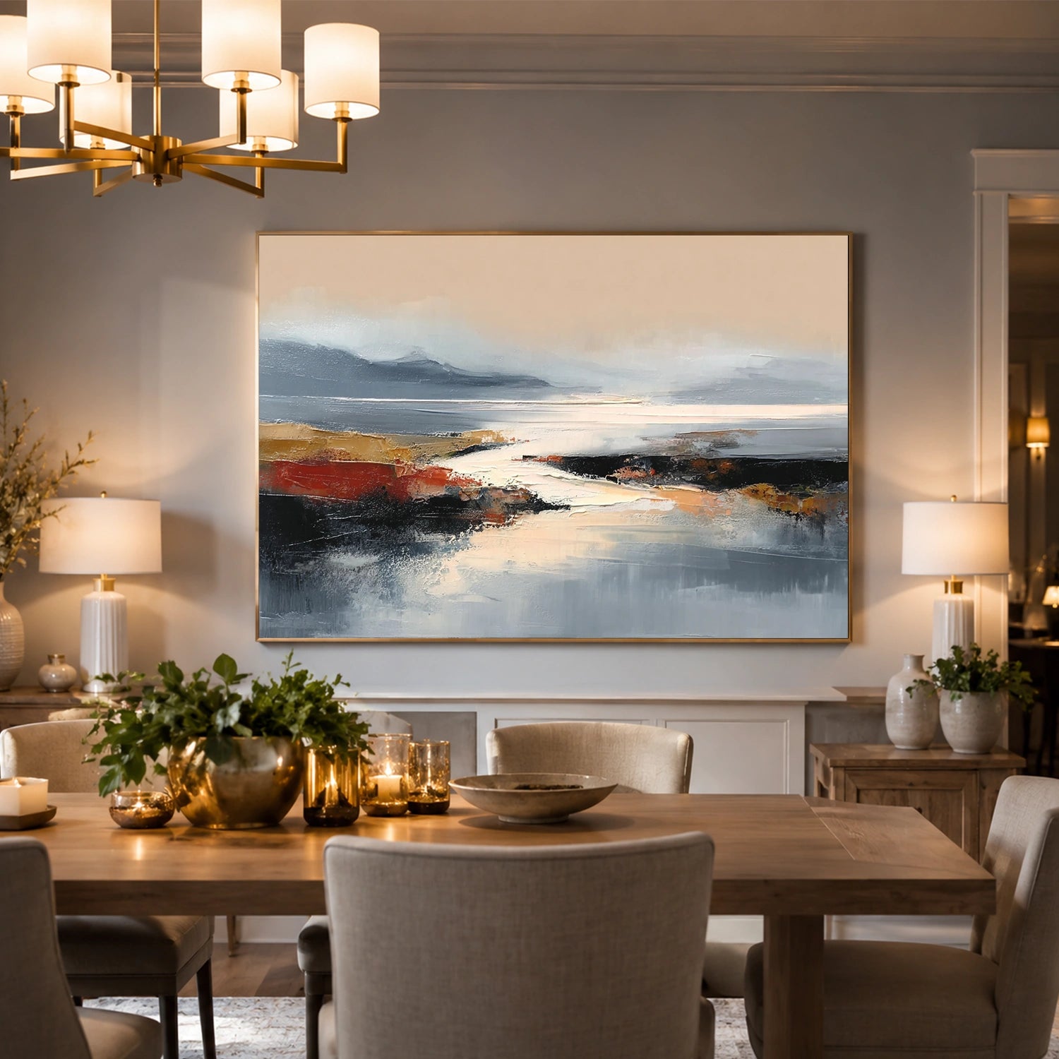 Sea & Sky Abstract Wall Art #MS344