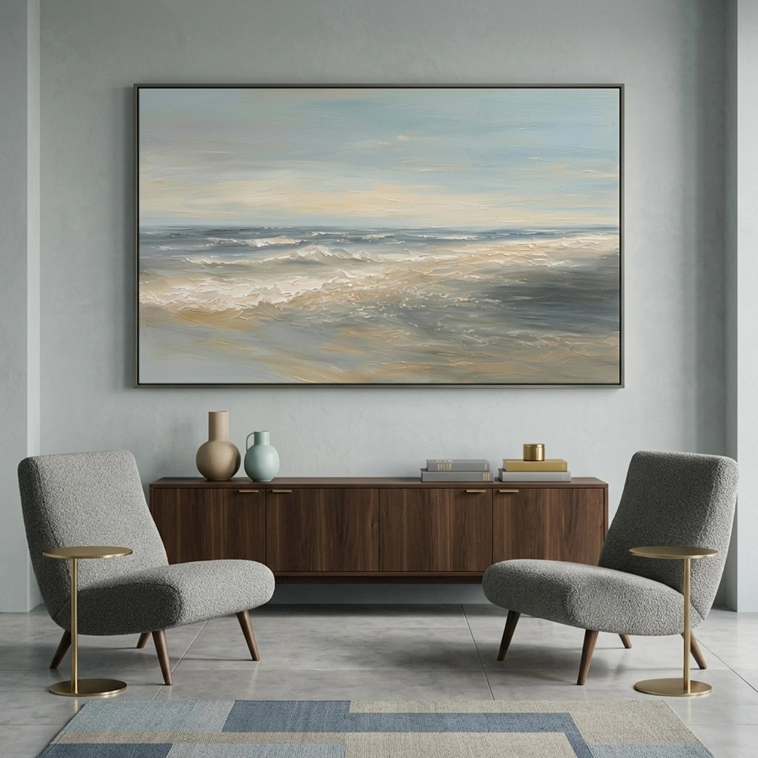 Sea & Sky Abstract Wall Art #MS315
