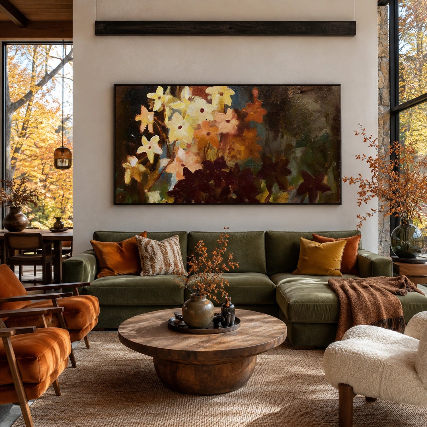 Flower & Tree Abstract Wall Art #ML270