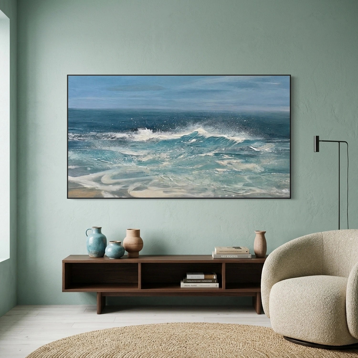 Sea & Sky Abstract Wall Art #MS307