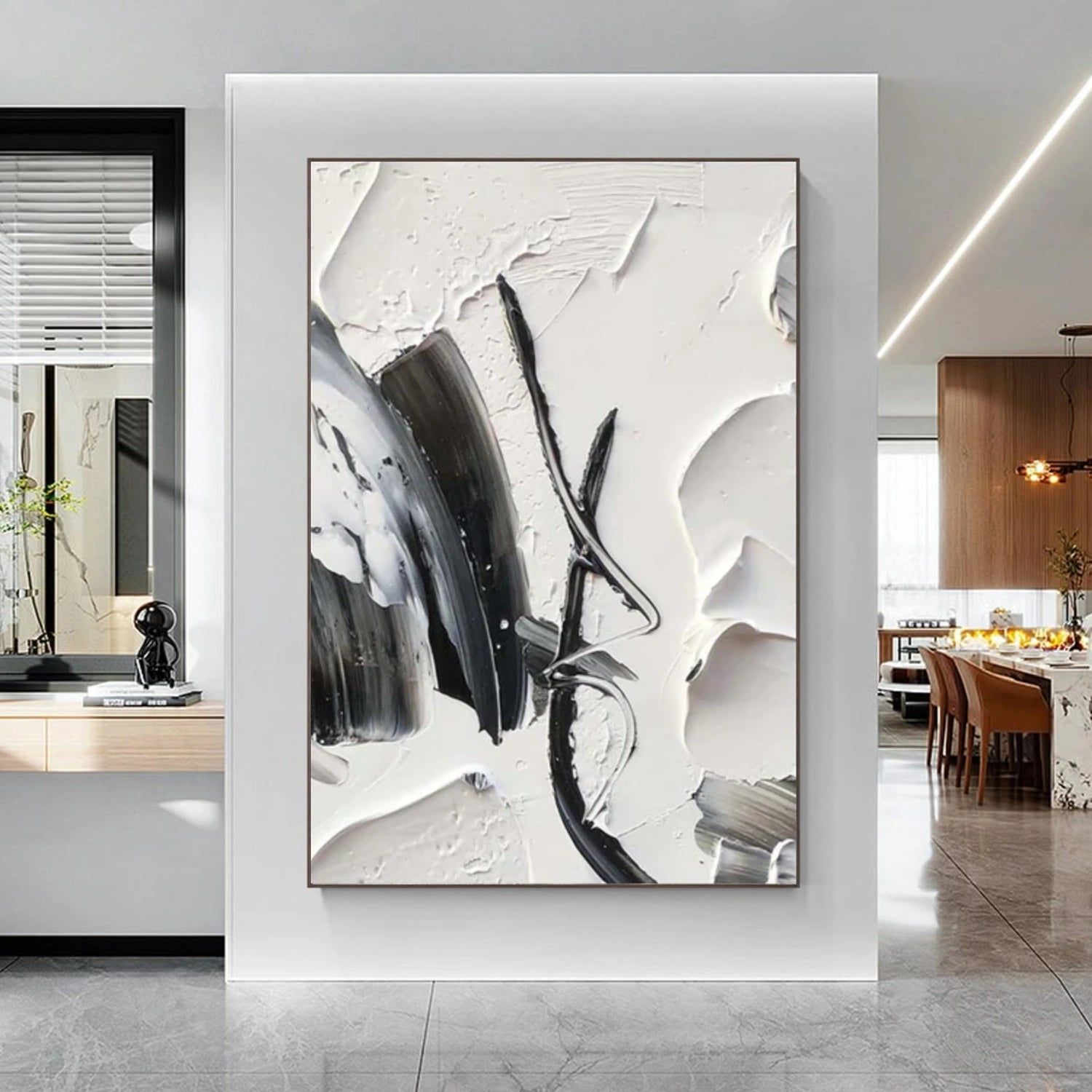 Minimalist Textured Canvas Art #MM317