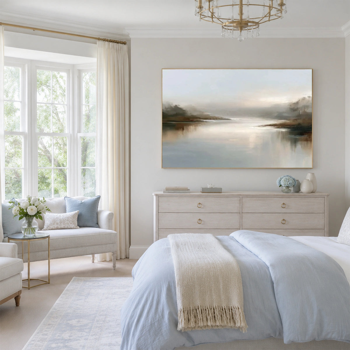 Sea & Sky Abstract Wall Art #MS379