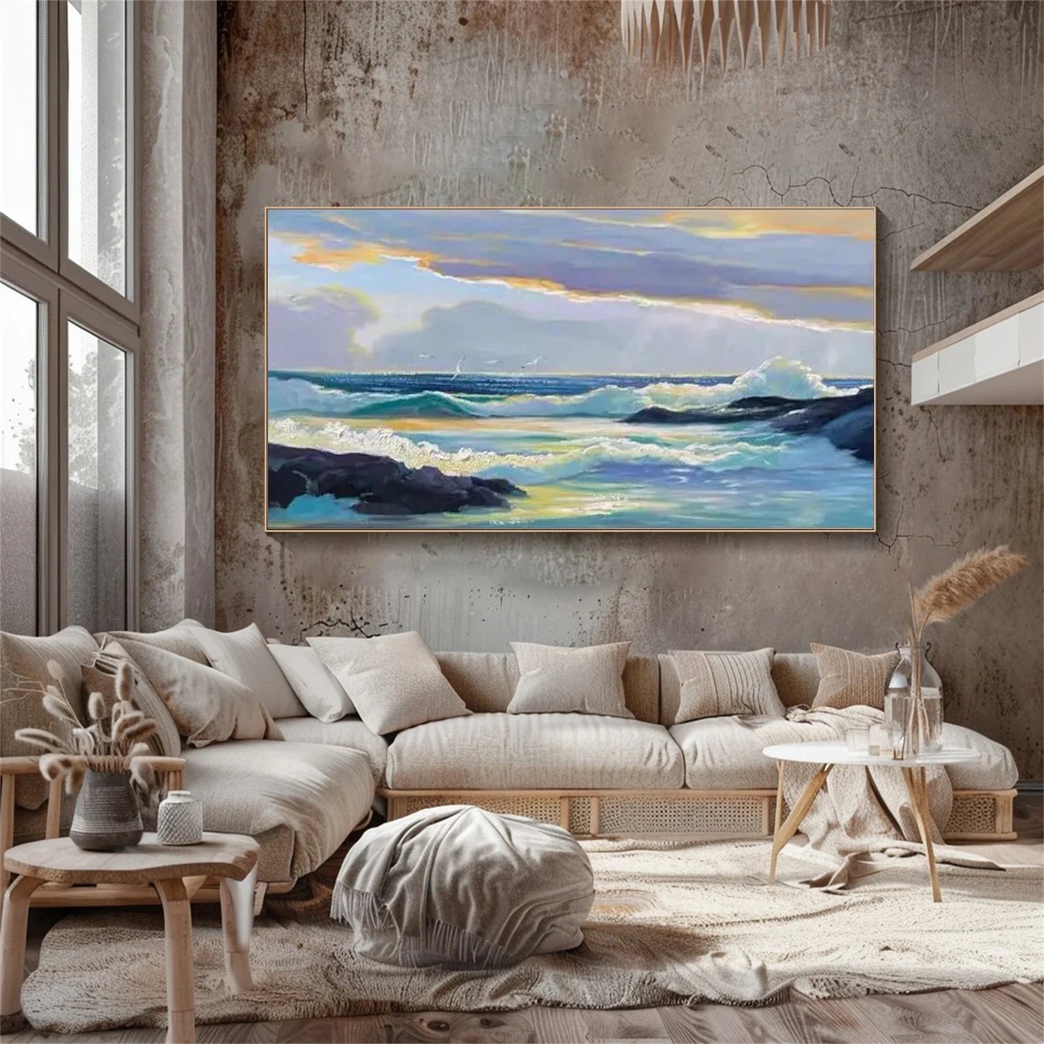 Sea & Sky Abstract Wall Art #MS158
