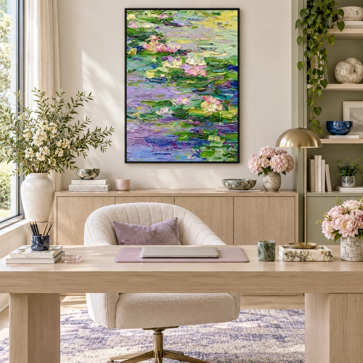 Flower & Tree Abstract Wall Art #ML289