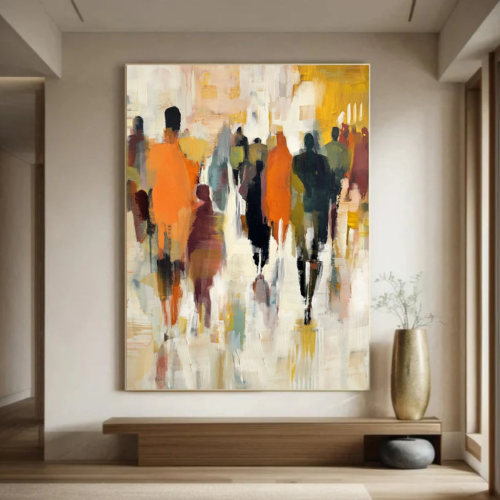 Colorful Abstract Portrait Wall Art #AP087