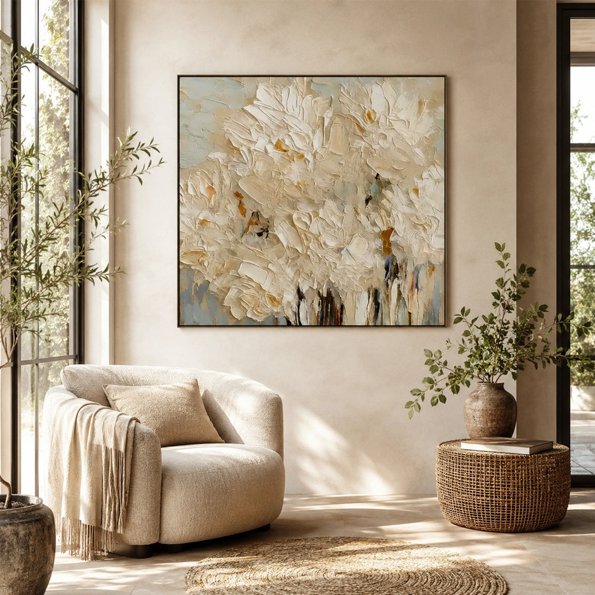 Flower & Tree Abstract Wall Art #ML283