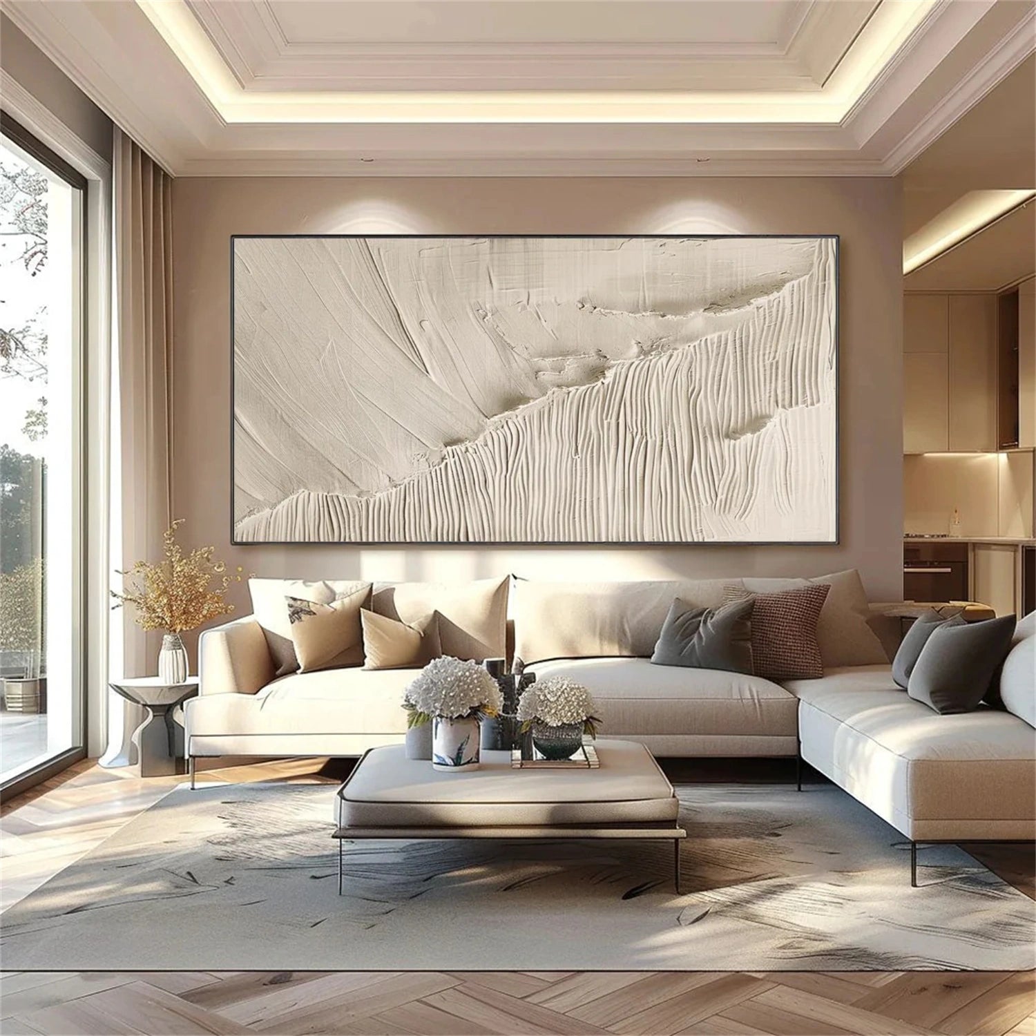 Minimalist Textured Canvas Art #MM273