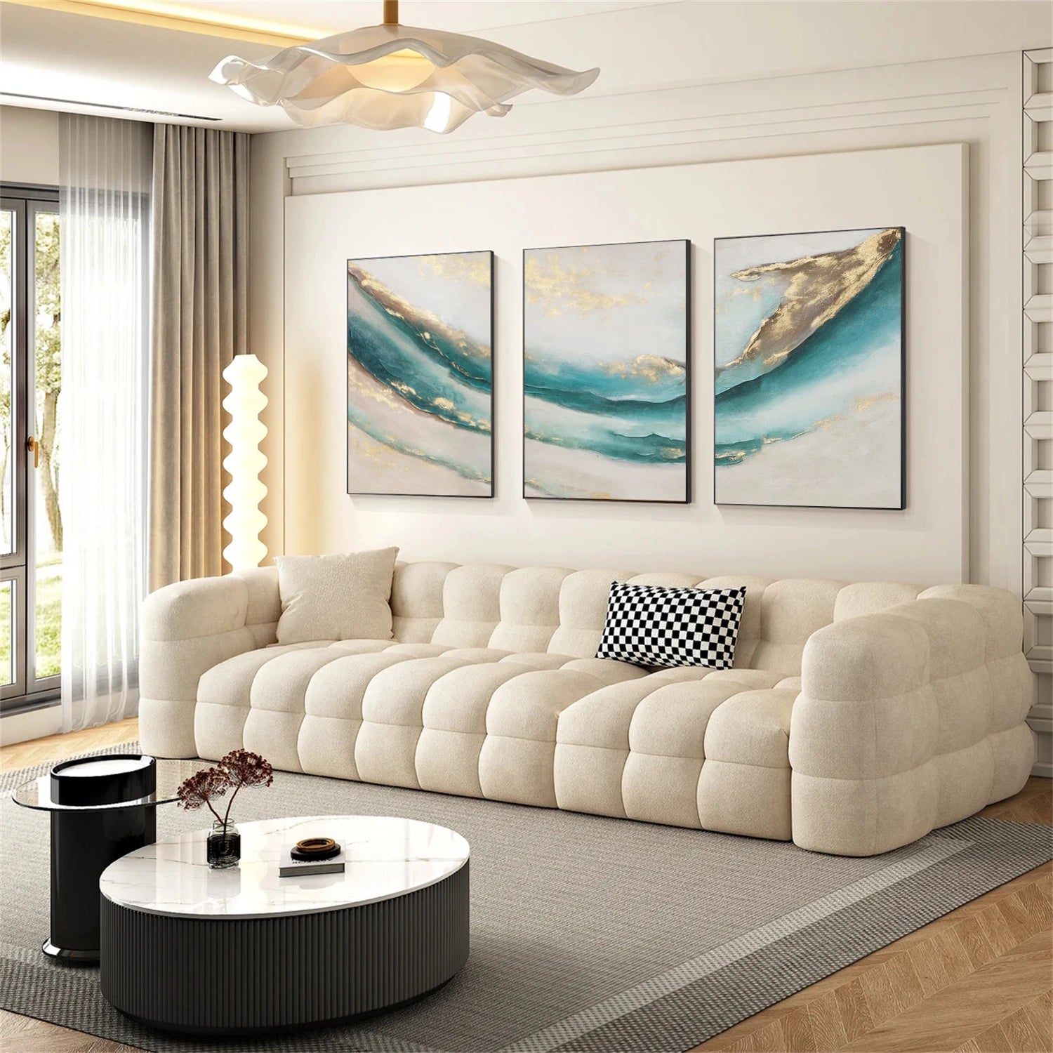 Abstract Canvas Art Set of 3 #WS802
