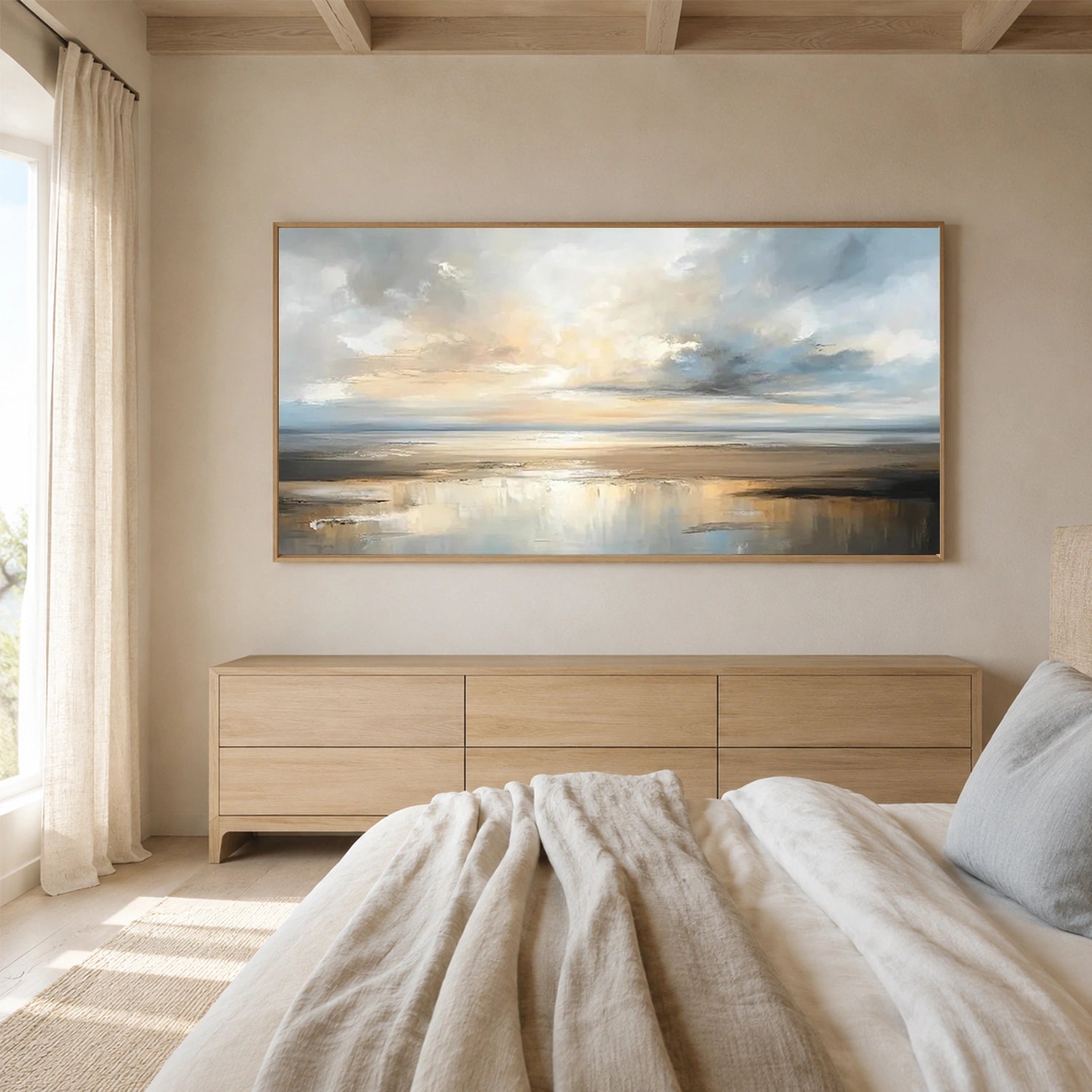 Sea & Sky Abstract Wall Art #MS360