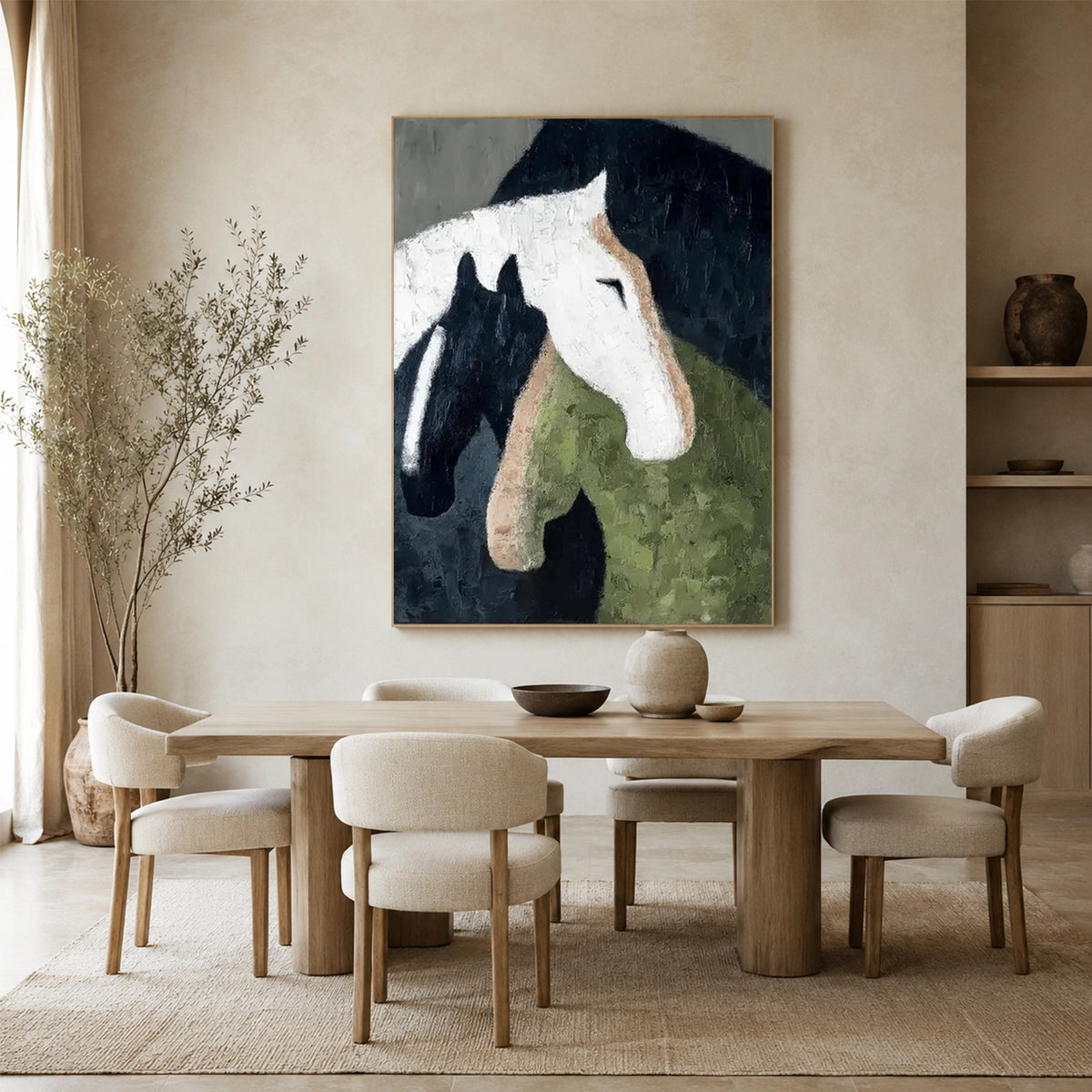 Abstract Animal Horse Wall Art #AL230