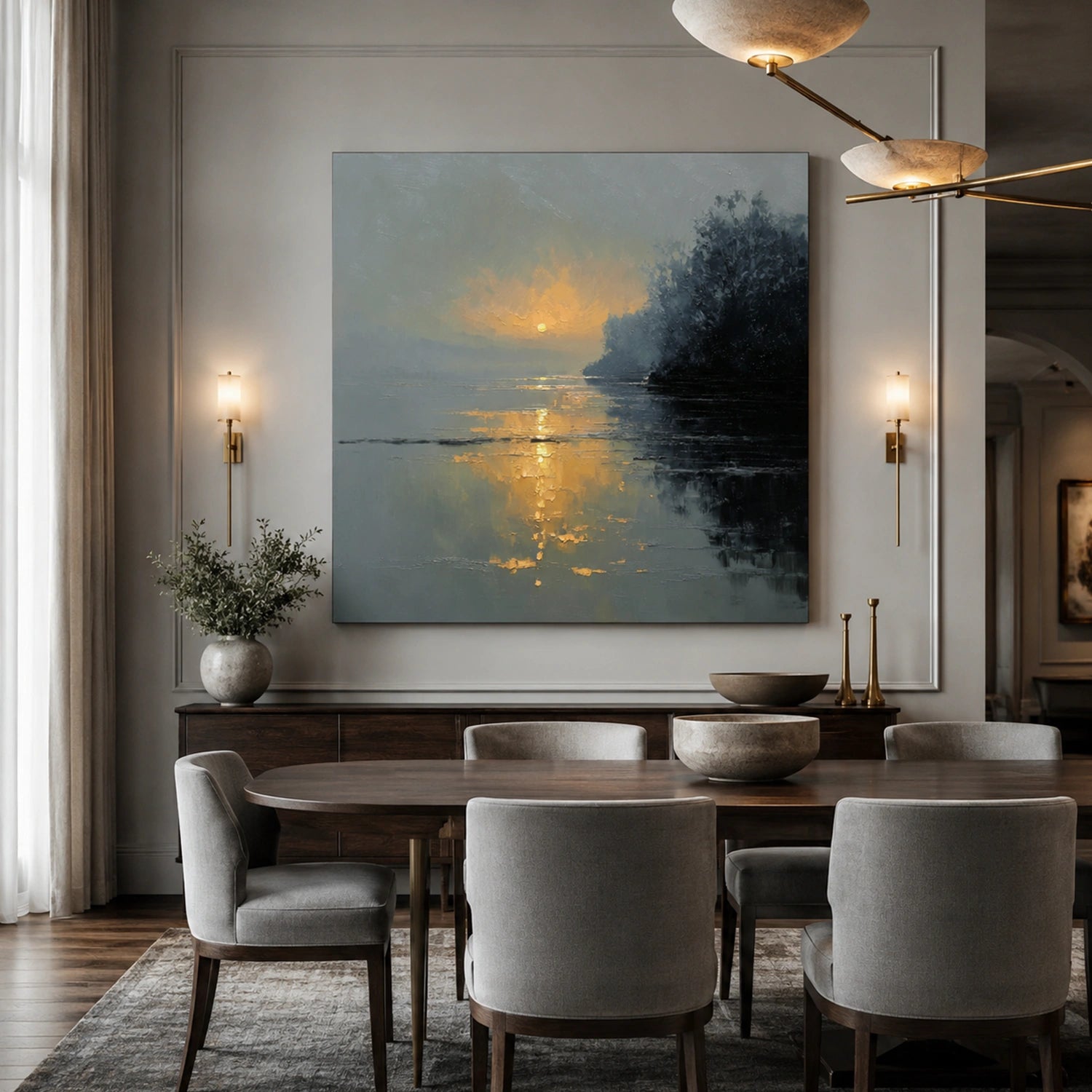 Sea & Sky Abstract Wall Art #MS335