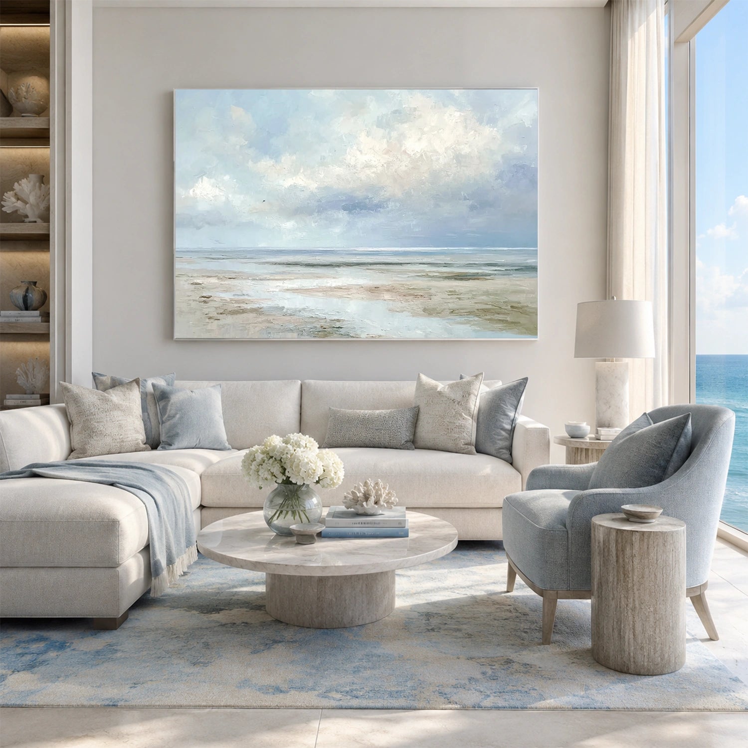 Sea & Sky Abstract Wall Art #MS350