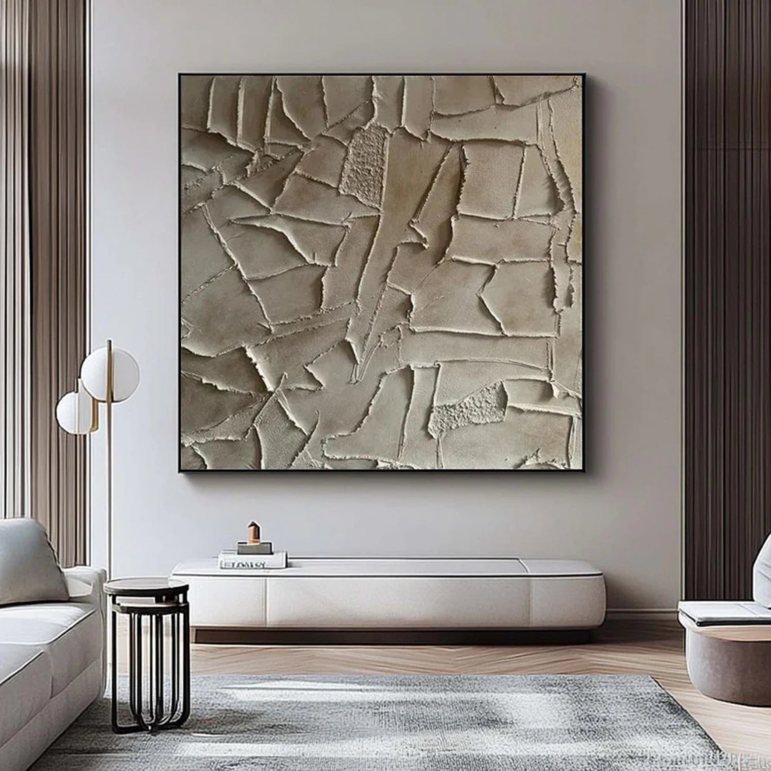 Abstract Textured Canvas Art #WS1001