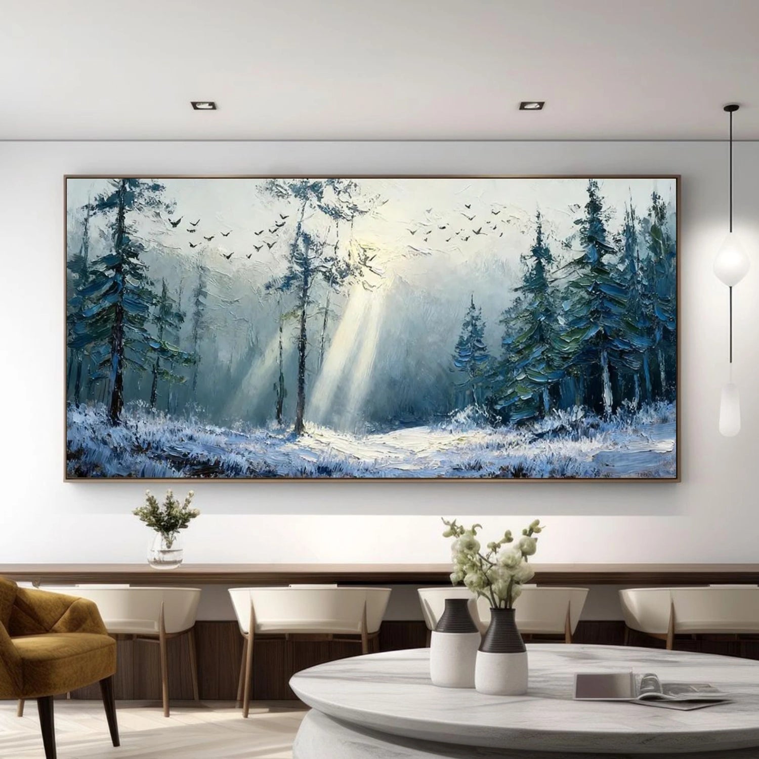 Flower & Tree Abstract Wall Art #ML180