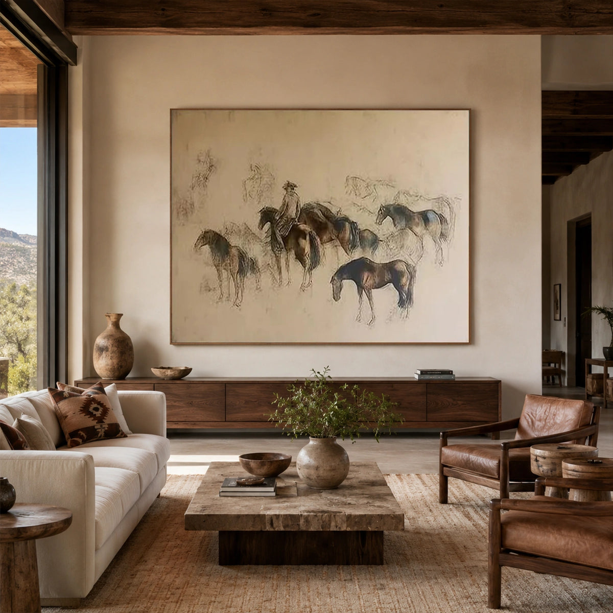 Western Cowboy Art #VA246