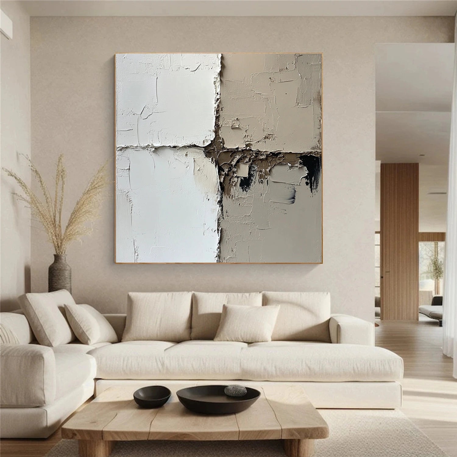 Abstract Textured Canvas Art #WS943