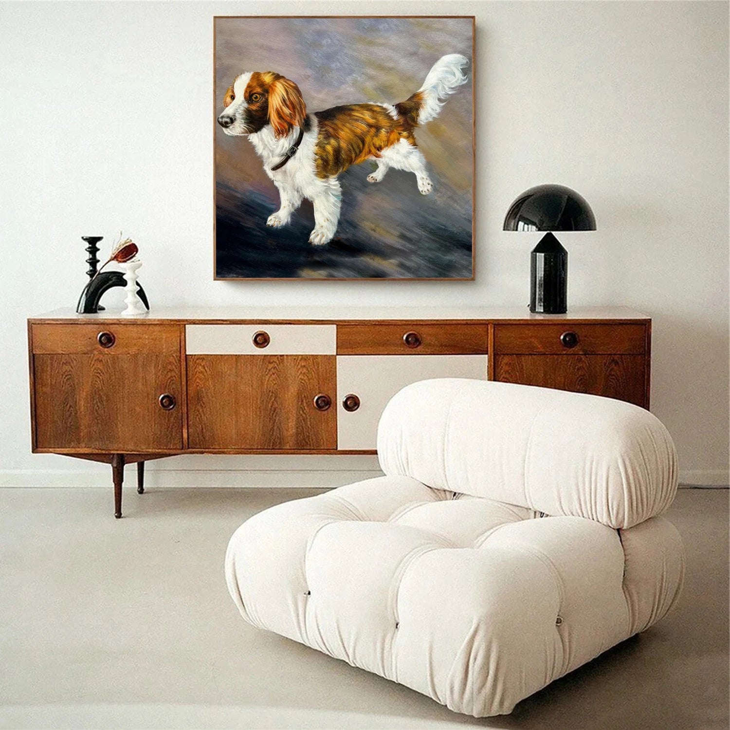 Abstract Animal Dog Wall Art #AL097