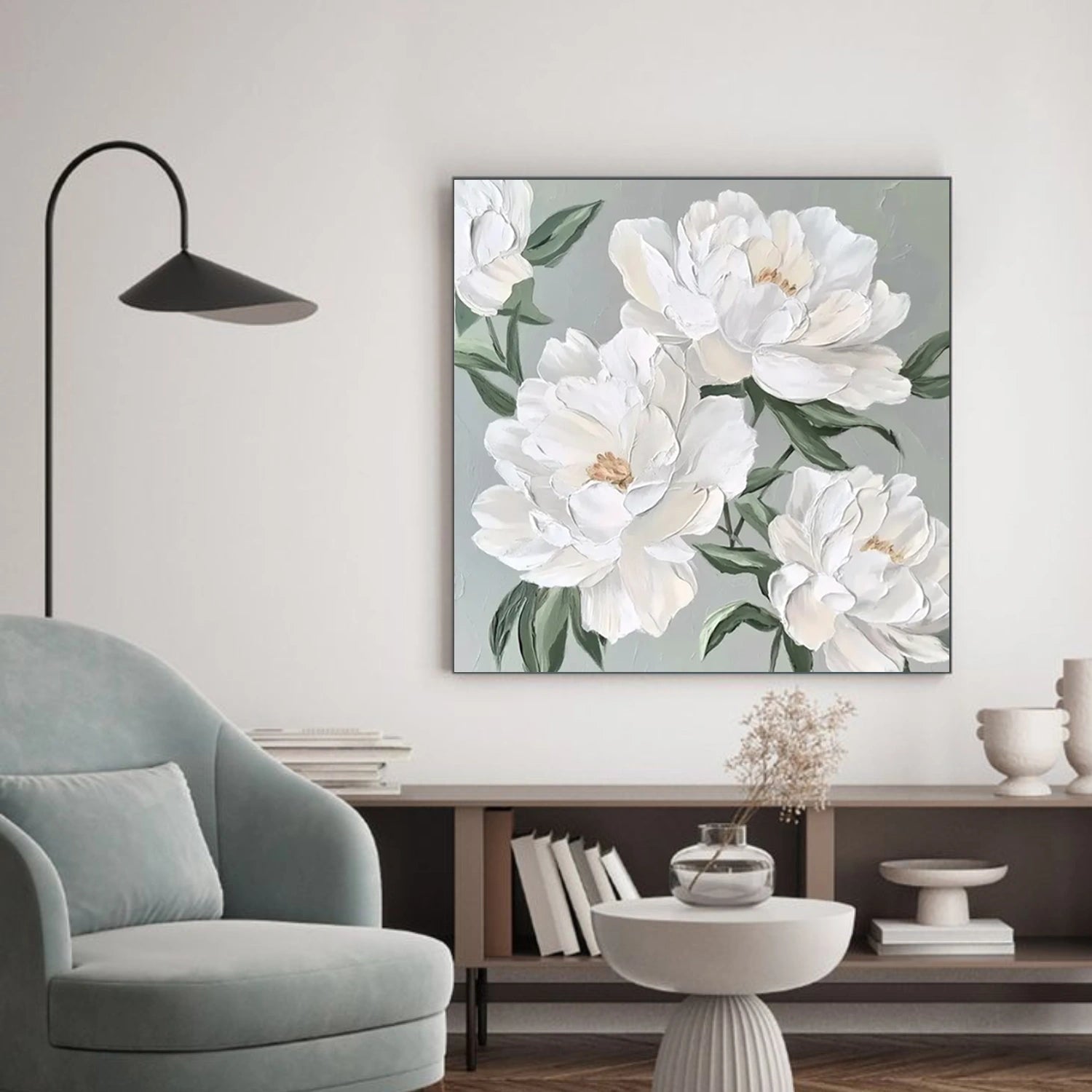 Flower & Tree Abstract Textured Wall Art #ML235