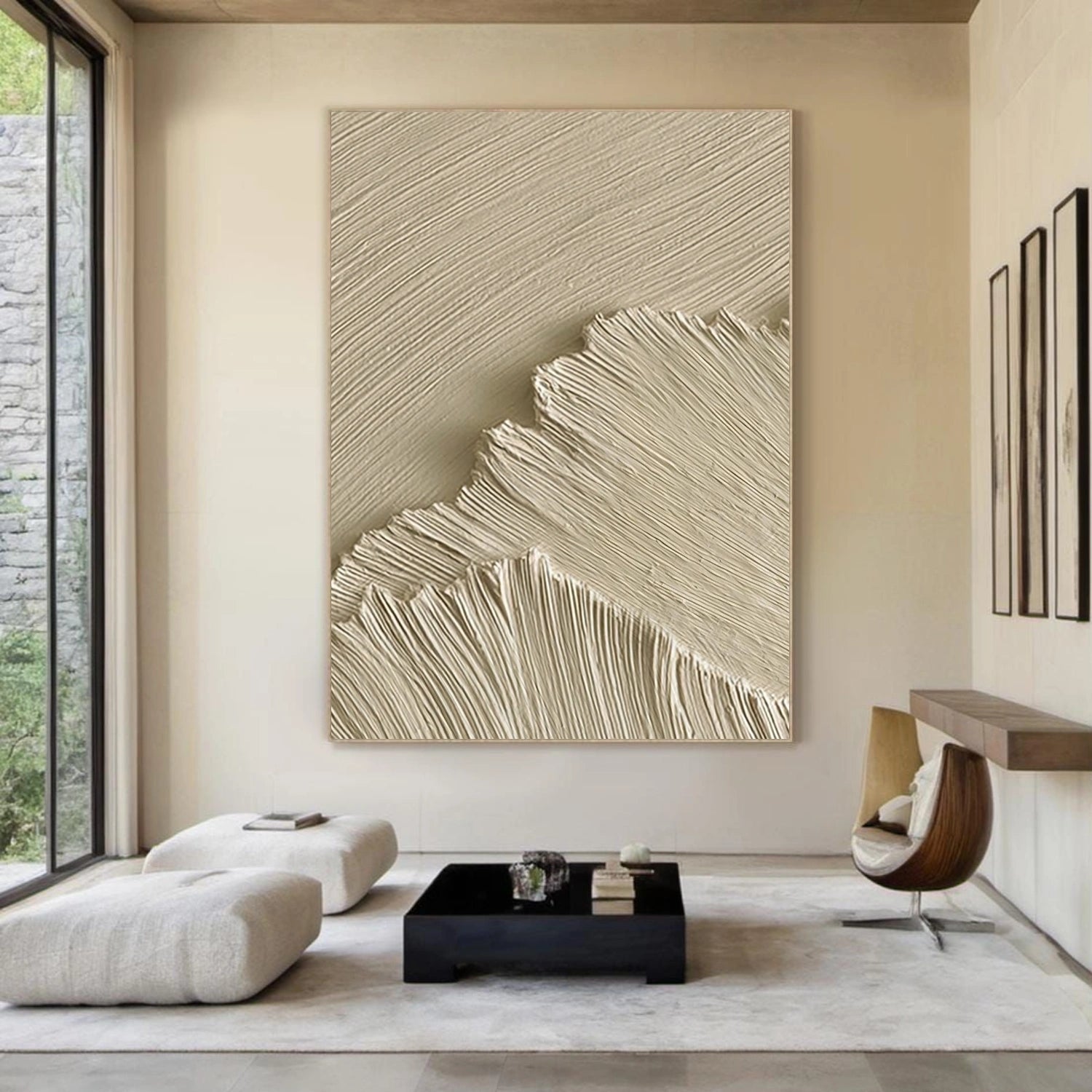 Sea & Sky Minimalist Textured Wall Art #MS247
