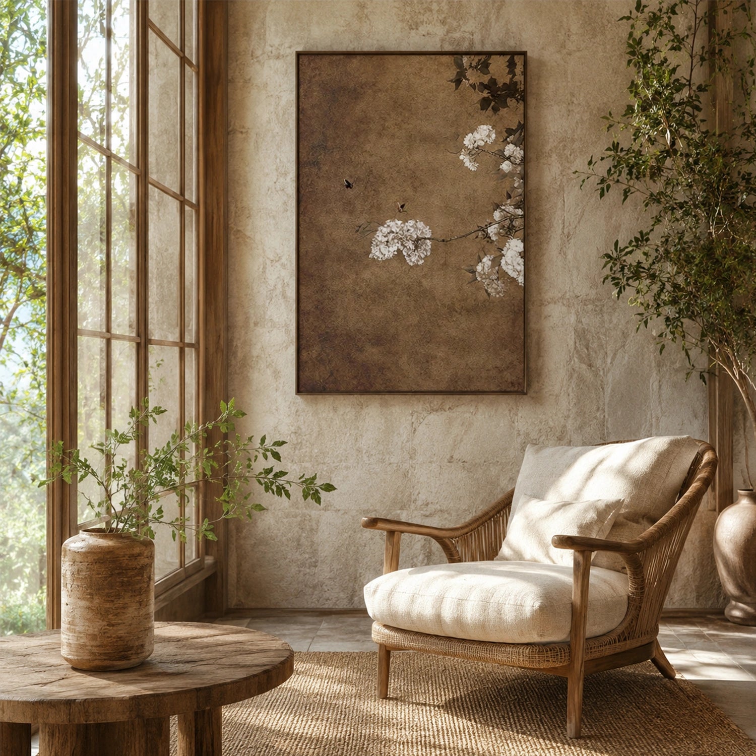 Flower & Tree Abstract Wall Art #ML281