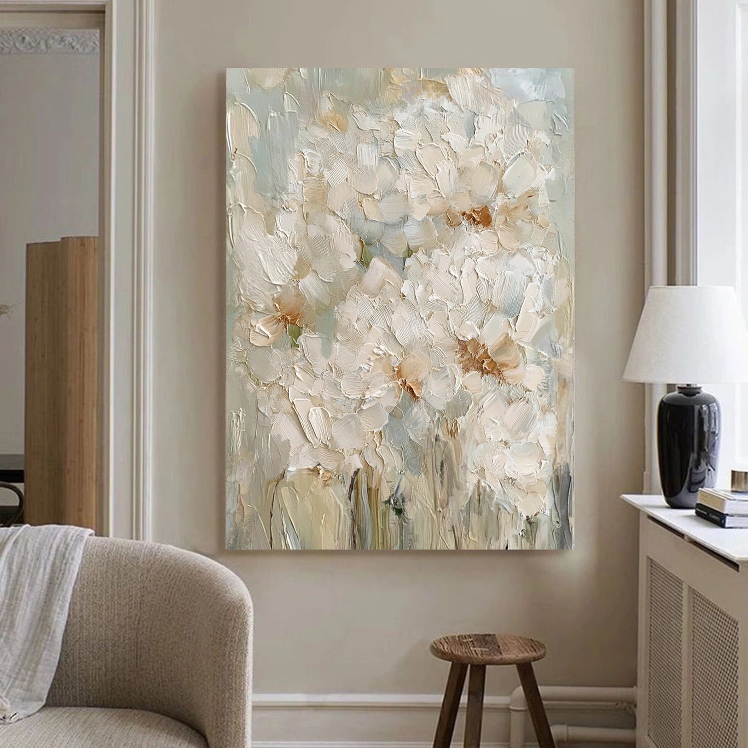 Flower & Tree Abstract Textured Wall Art #ML239
