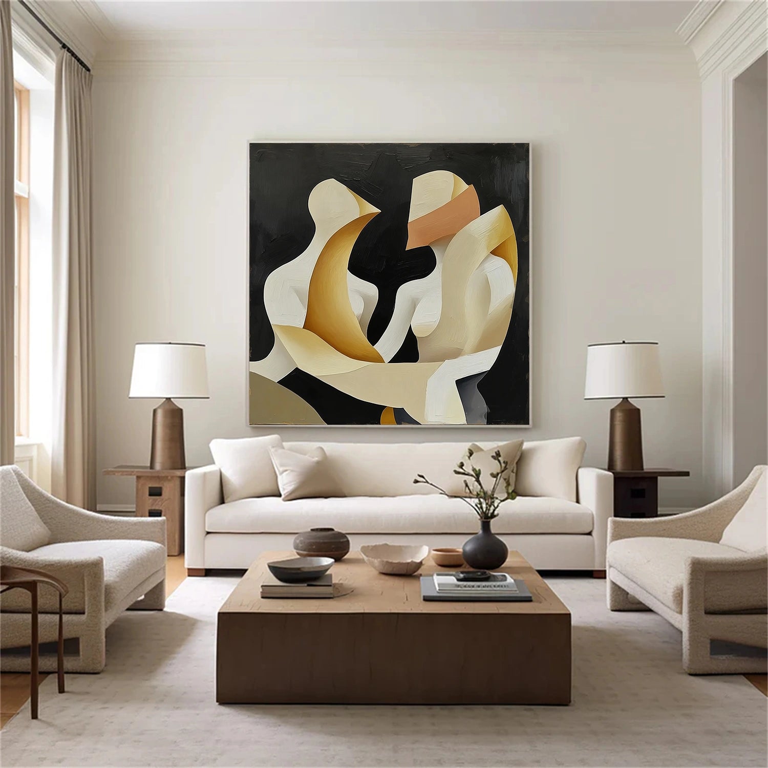 Abstract Portrait Wall Art #AP079