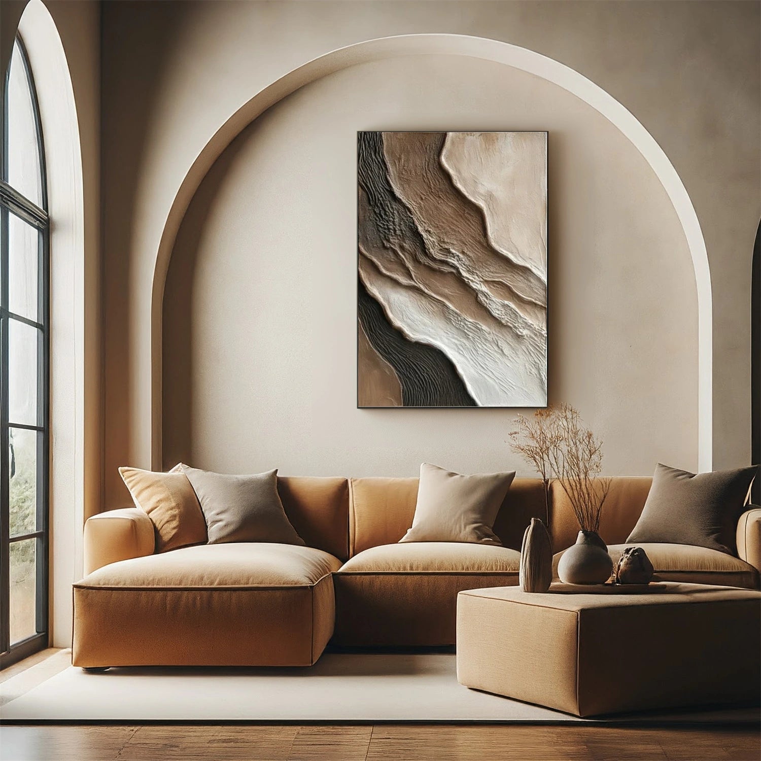 Abstract Textured Canvas Art #WS925