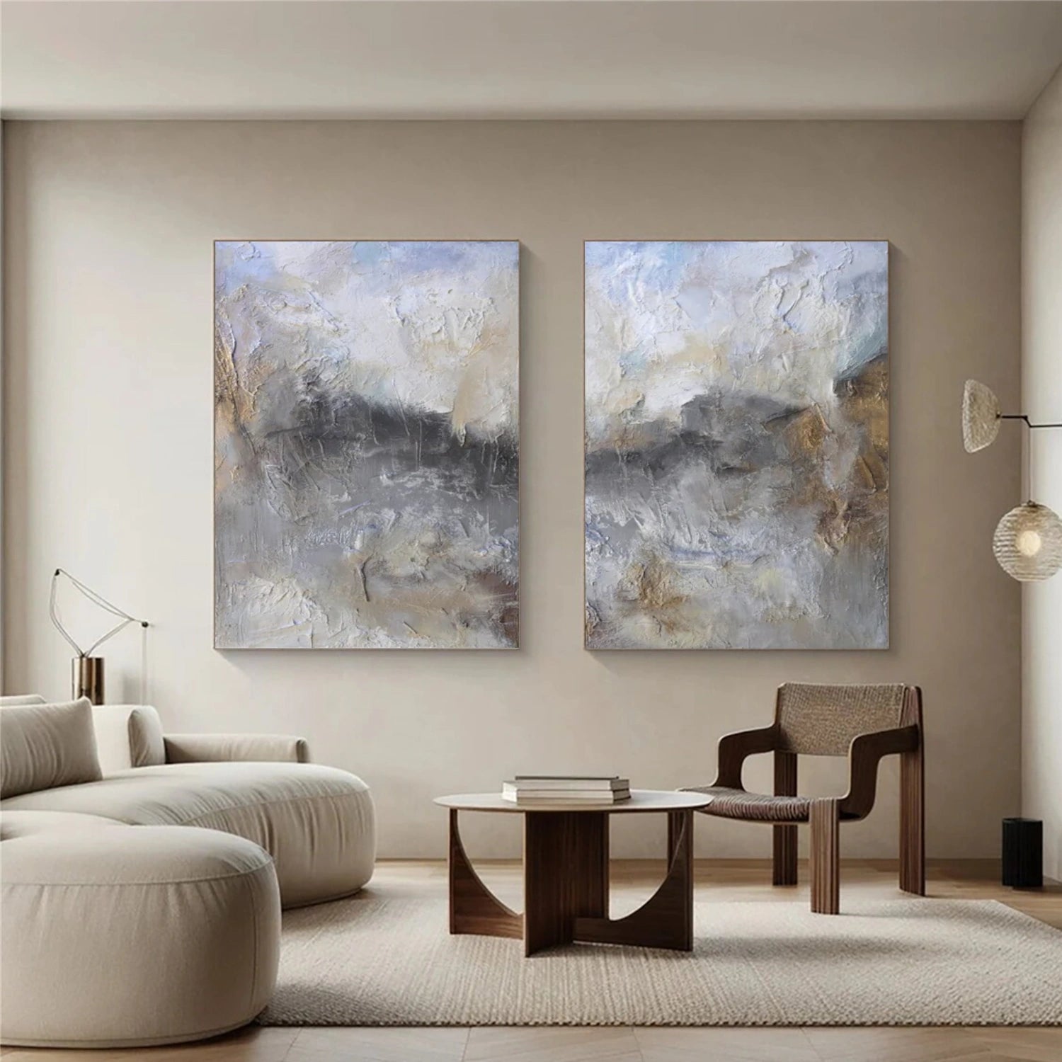 Wabi Sabi Canvas Art Set of 2 #WS726