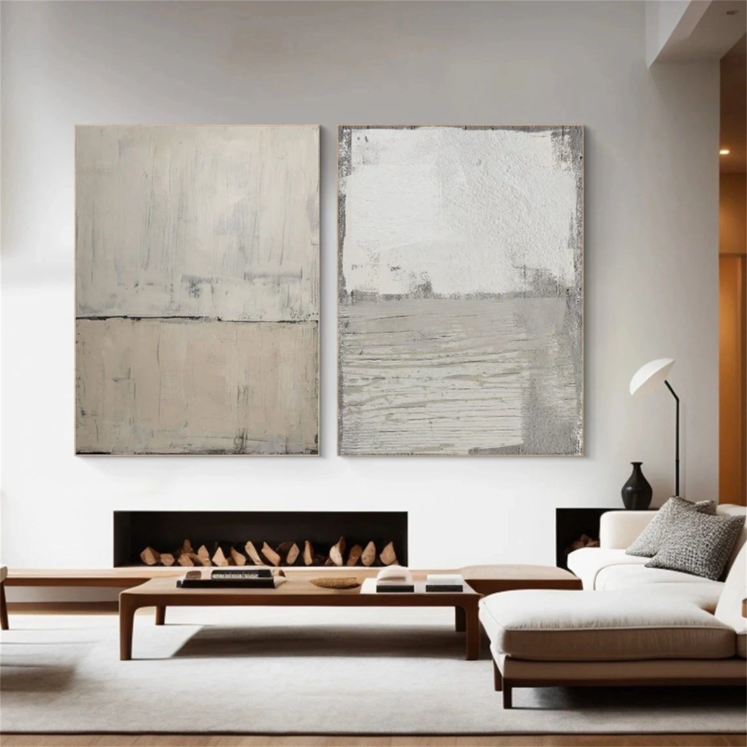 Wabi Sabi Canvas Art Set of 2 #WS725