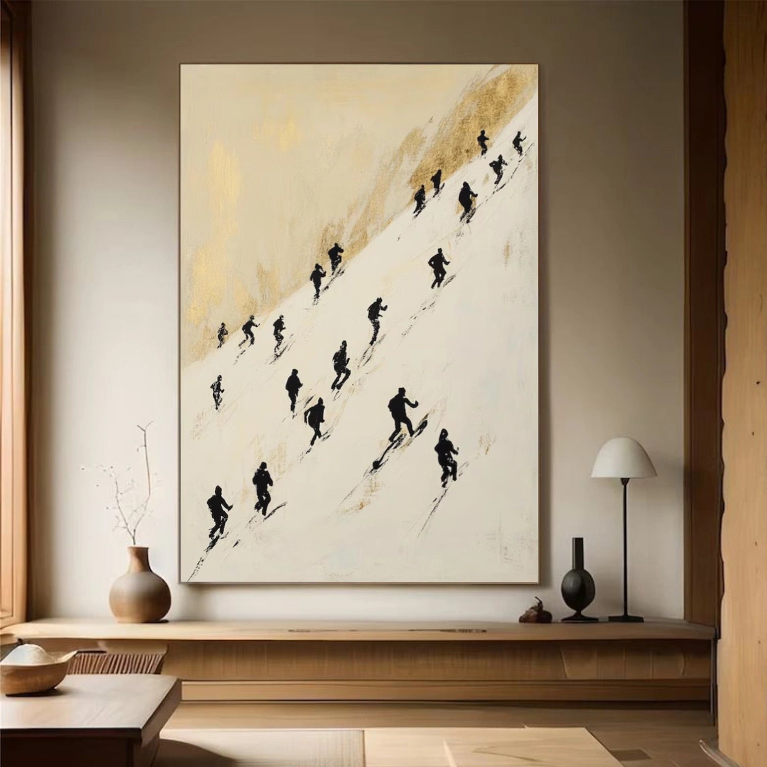 Skiing Sport Wall Art #SA035