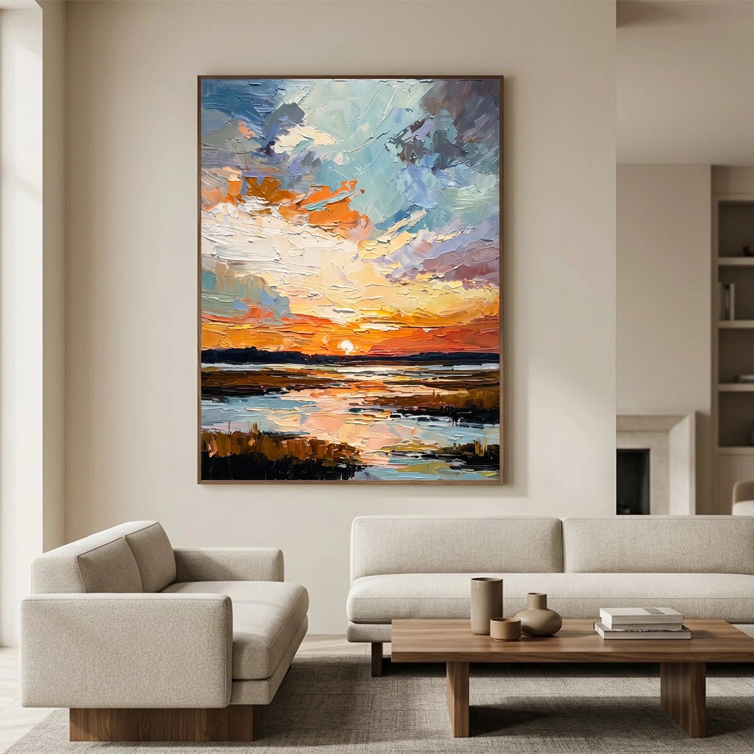 Sea & Sky Abstract Wall Art #MS299