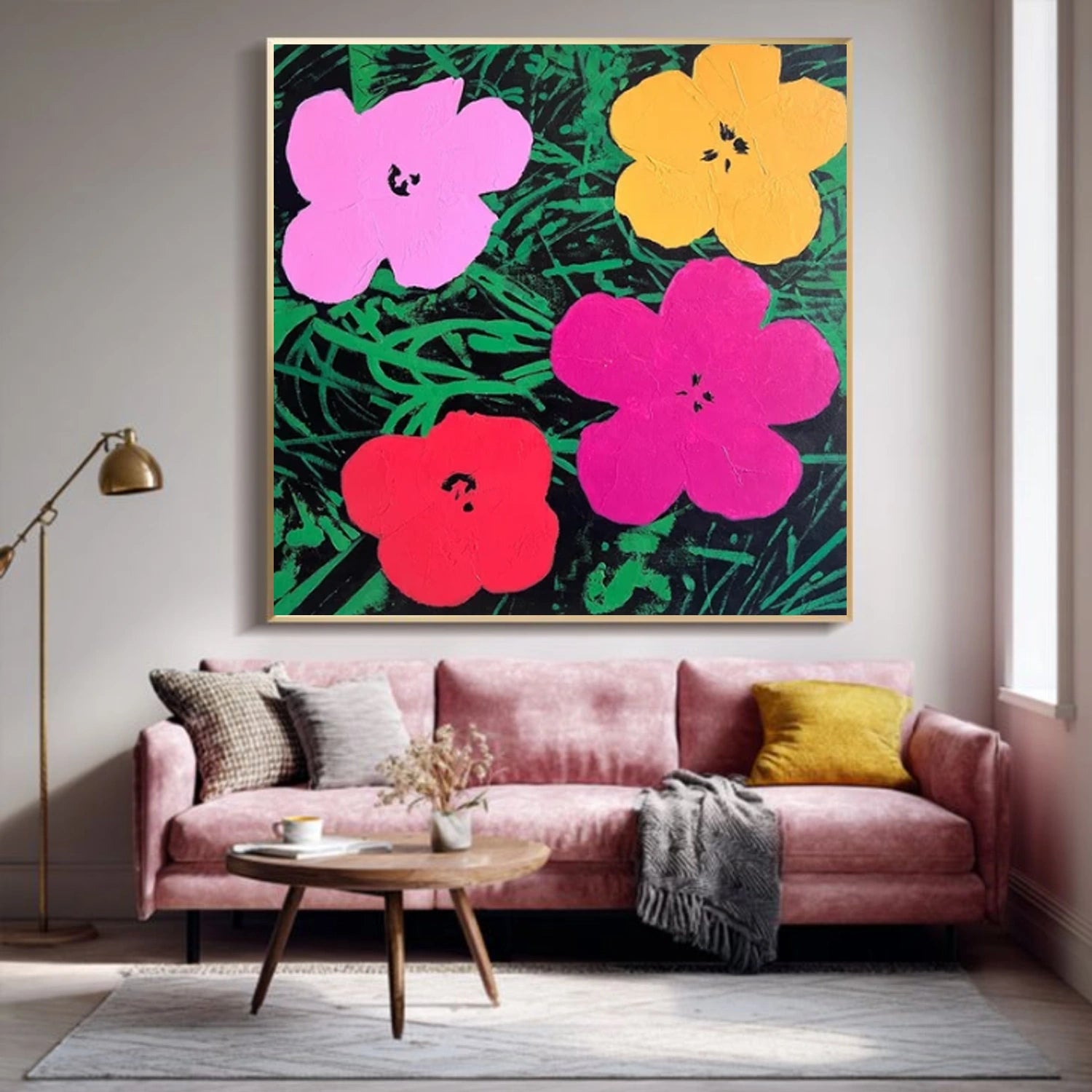 Flower & Tree Abstract Wall Art #ML244