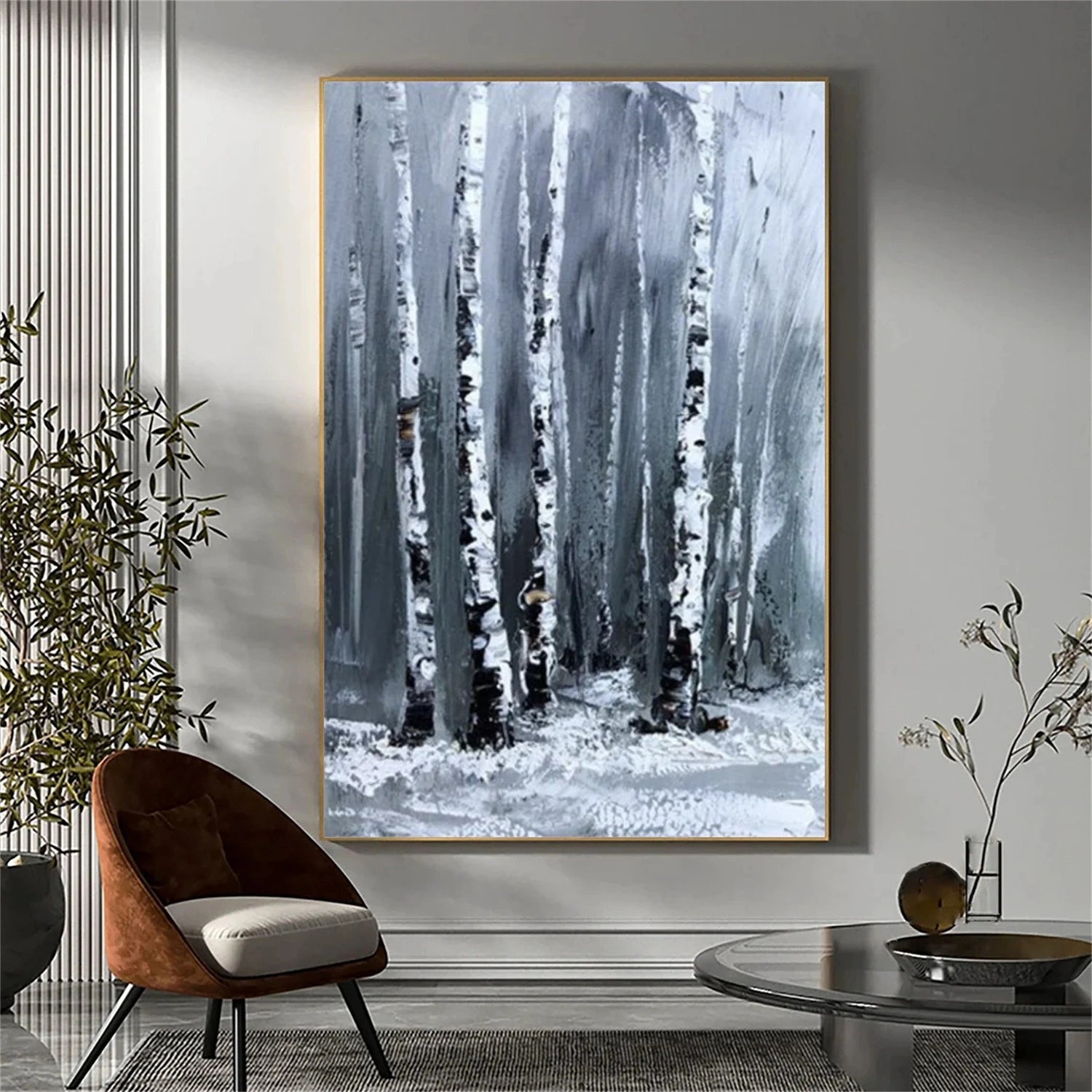 Flower & Tree Abstract Wall Art #ML162