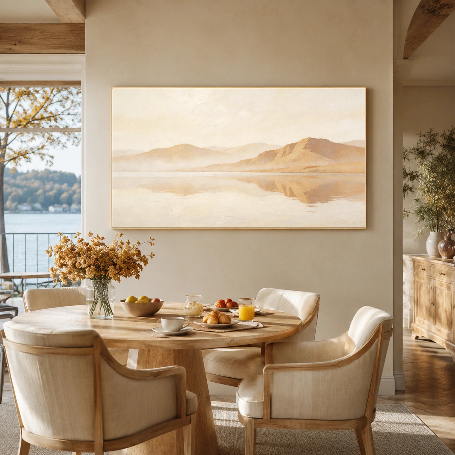 Abstract Mountain Canvas Art #MM413