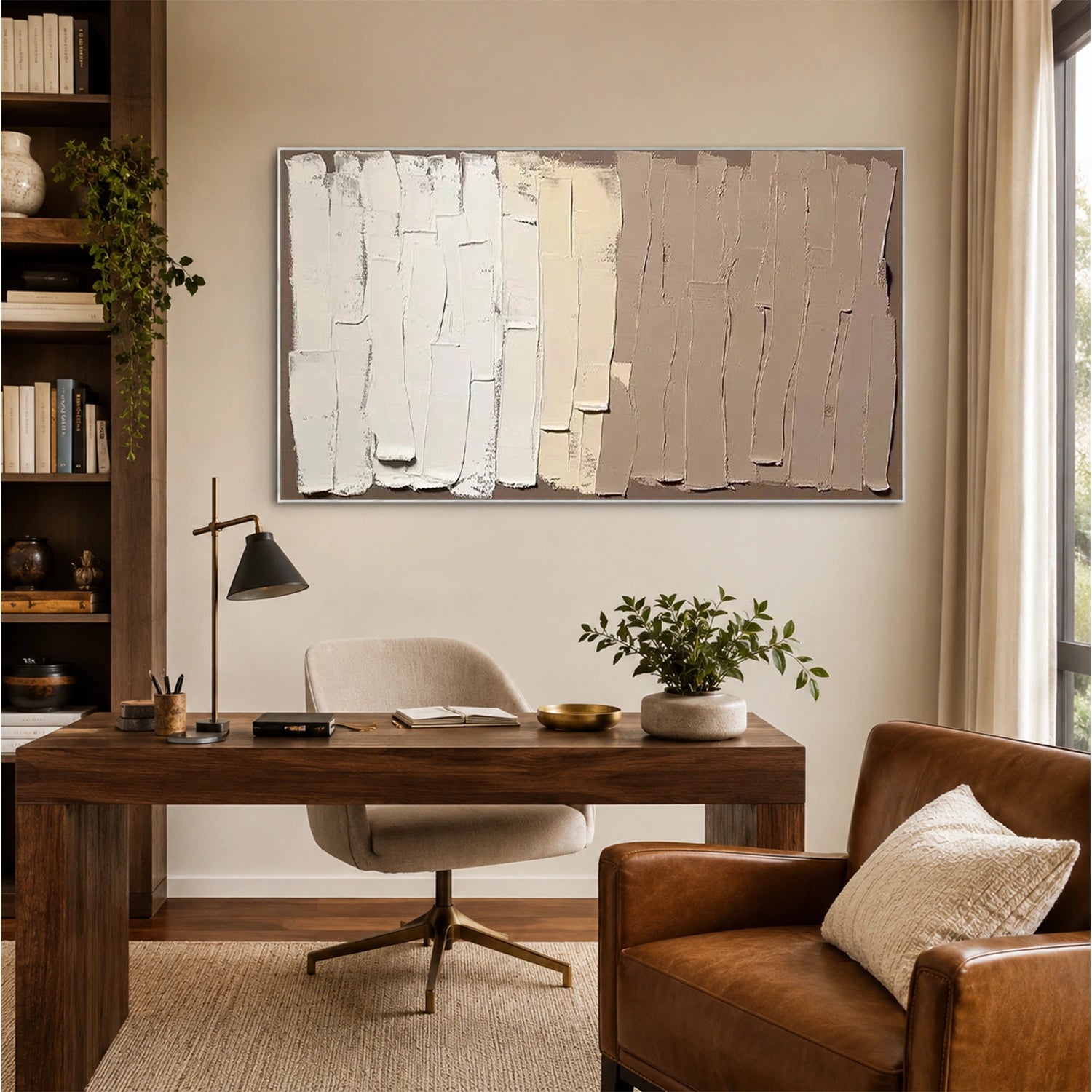 Abstract Textured Canvas Art #WS1135