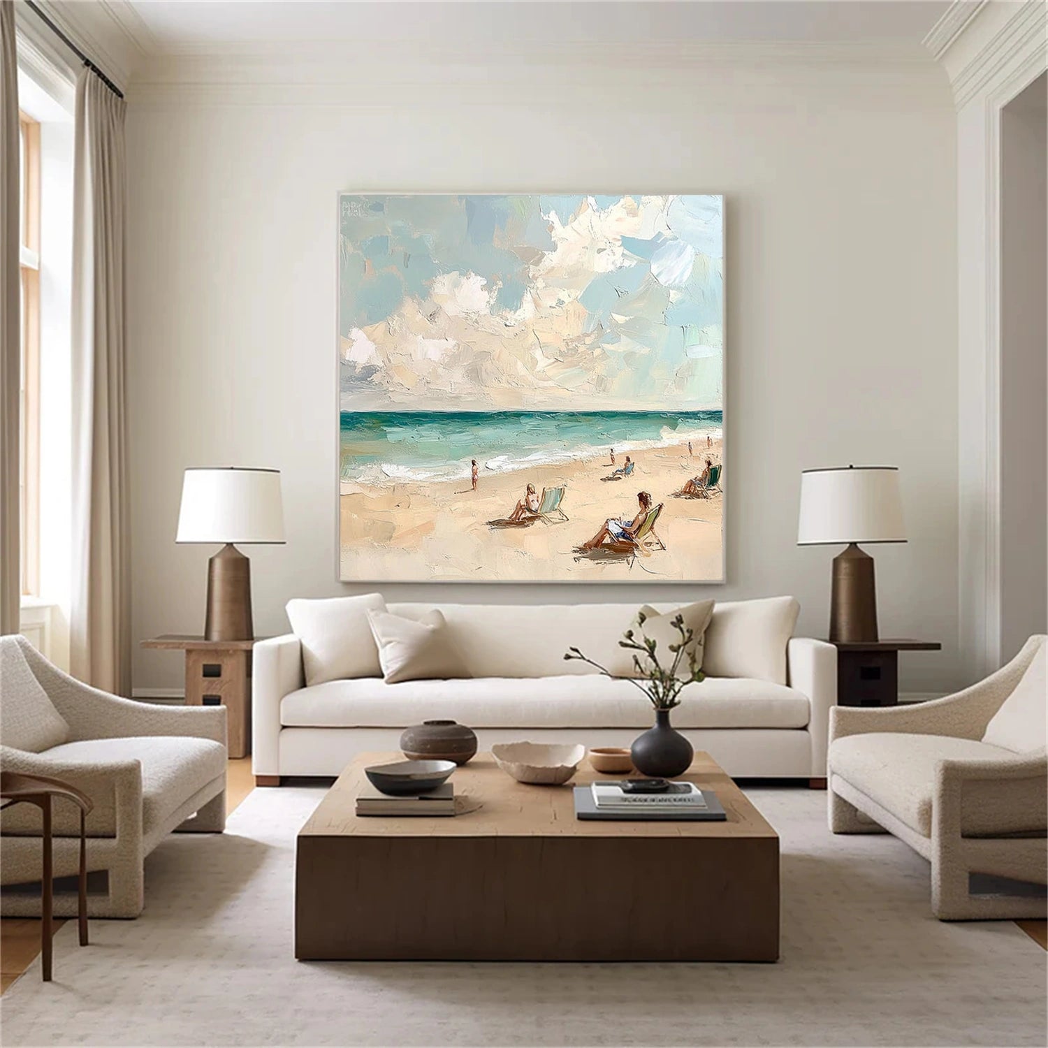 Sea & Sky Abstract Wall Art #MS291